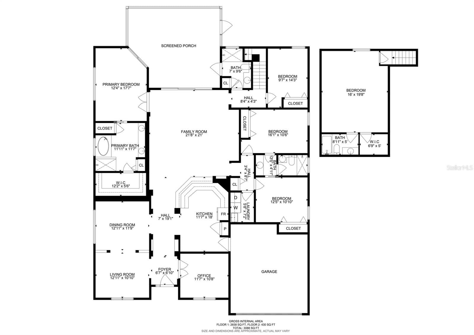 Layout Full House - 1124 SPLIT SILK ST, VALRICO