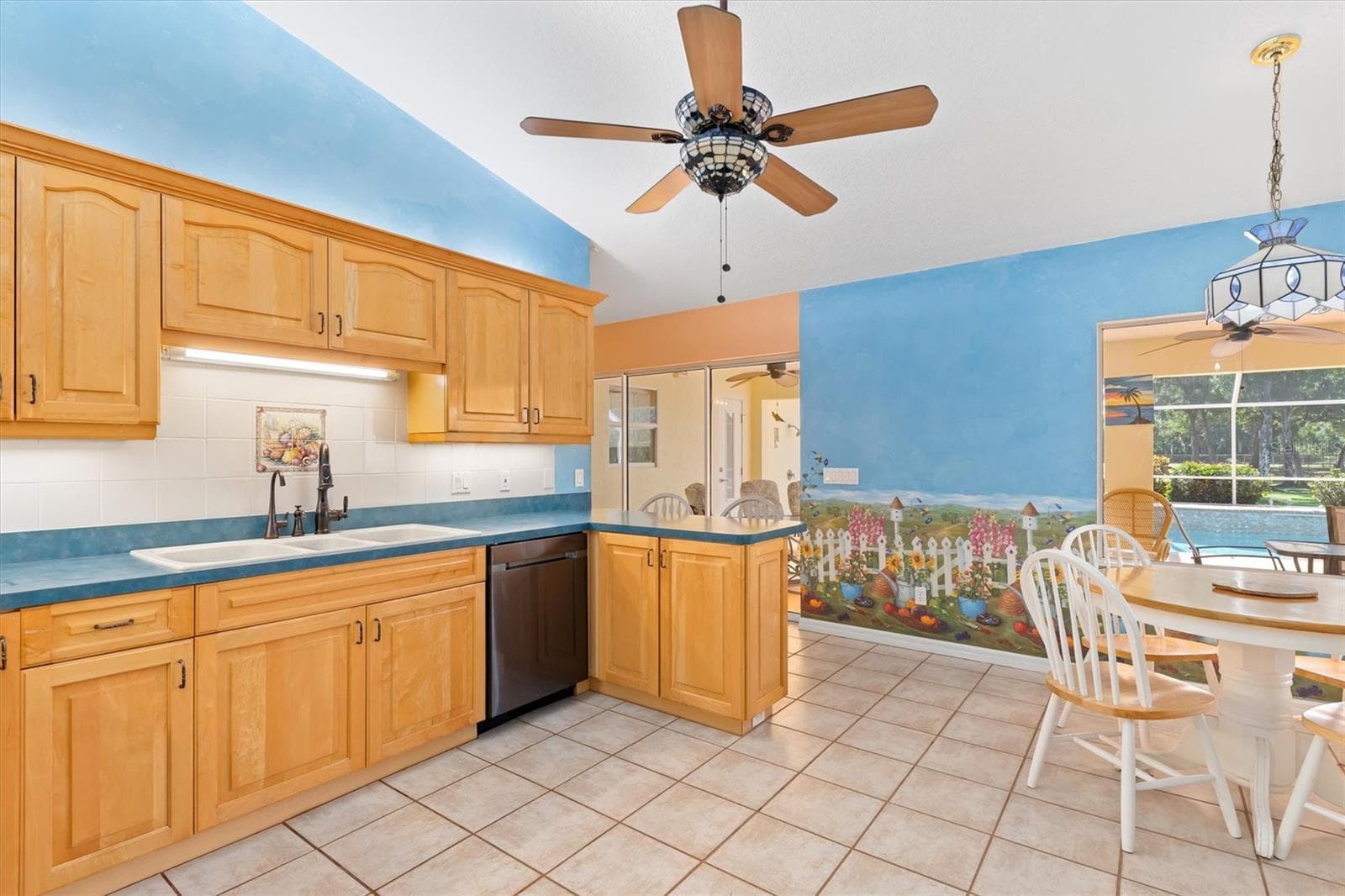 Eat in Kitchen, Three compartment sink - NORTH PORT CHARLOTTE ESTATES ADD 02, NORTH PORT