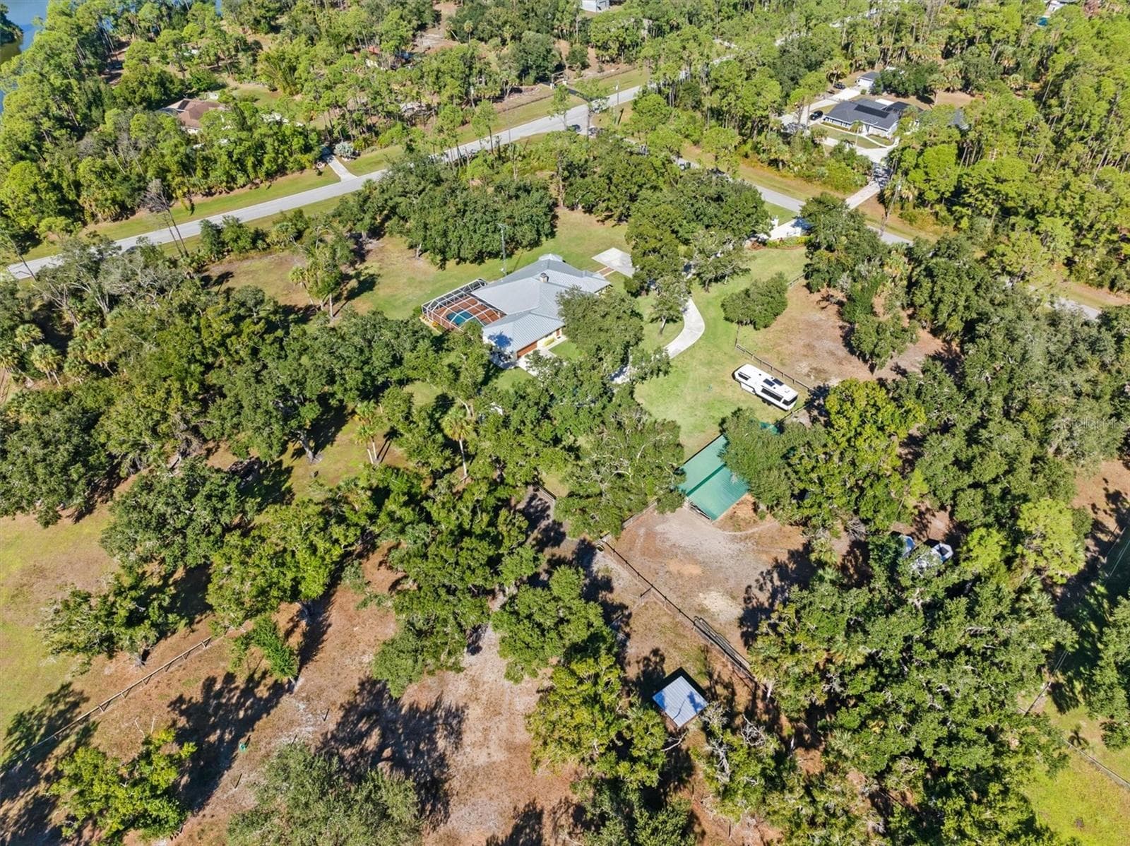 Arial with Home centered - NORTH PORT CHARLOTTE ESTATES ADD 02, NORTH PORT