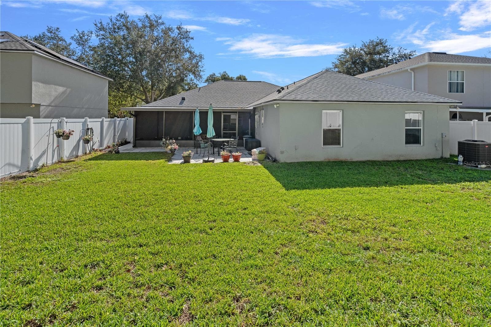 Fenced backyard - 1303 HAWKS NEST AVE, GROVELAND