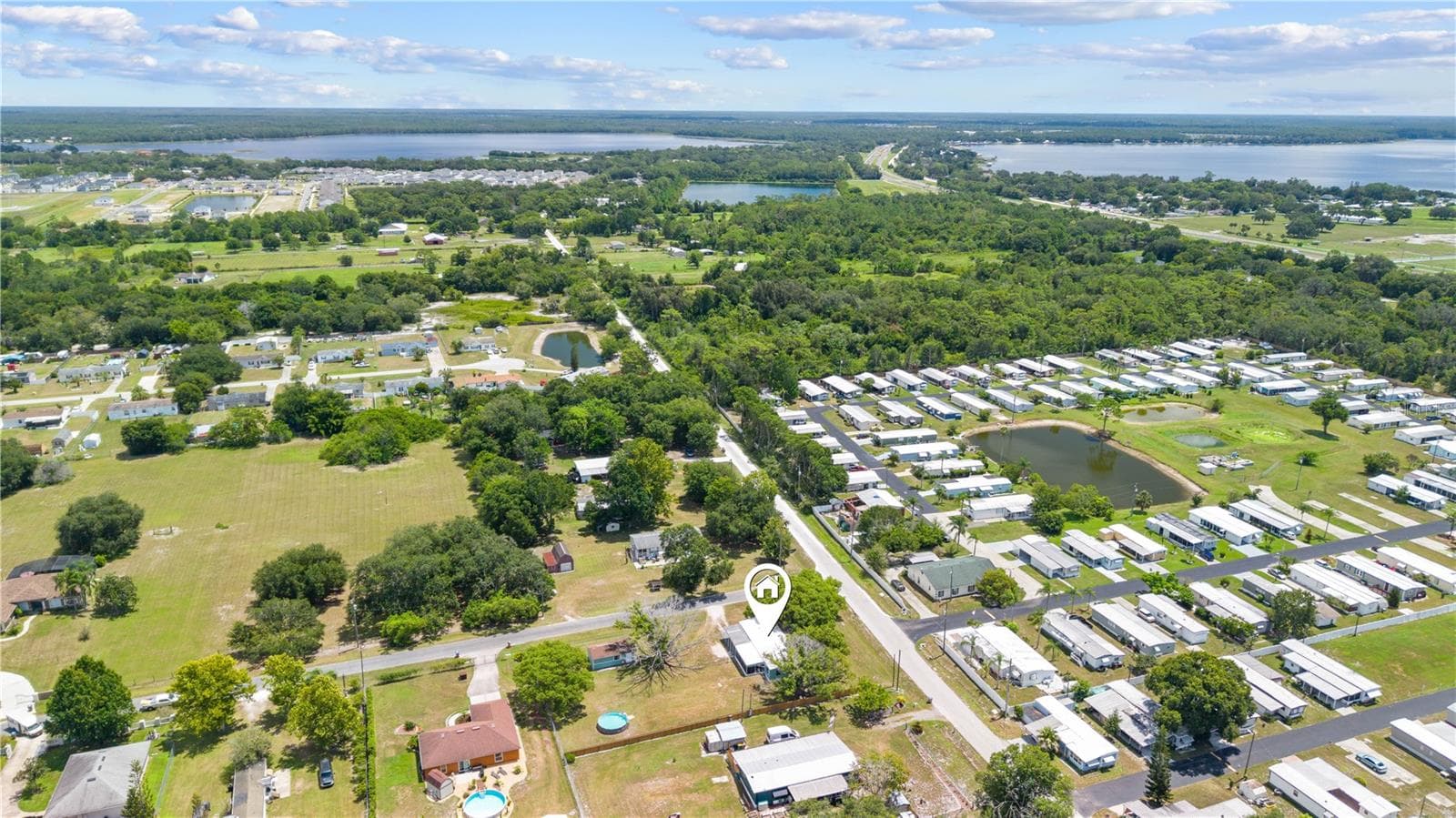 Alligator Lake and Lake Lizzie in the near distance. World class fishing and boating are mere minutes away! - 5601 LAKE LIZZIE DR, ST CLOUD