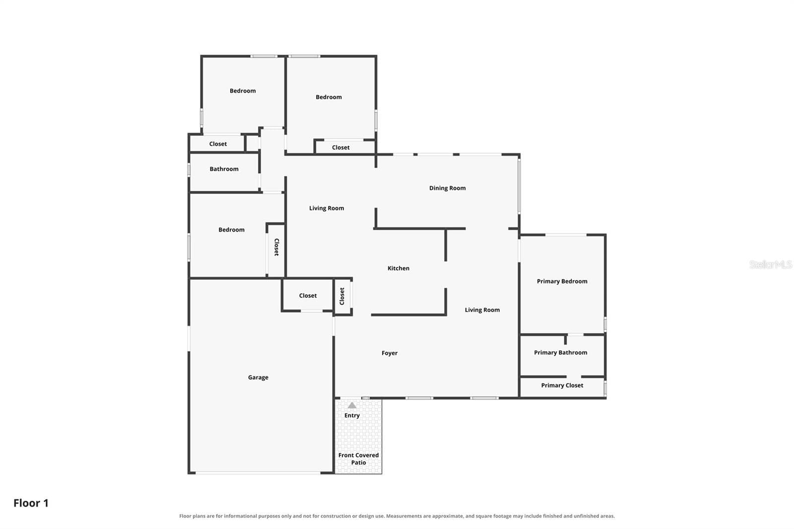 Floor plan of 304 Shadow Oak Drive - 304 SHADOW OAK DR, CASSELBERRY