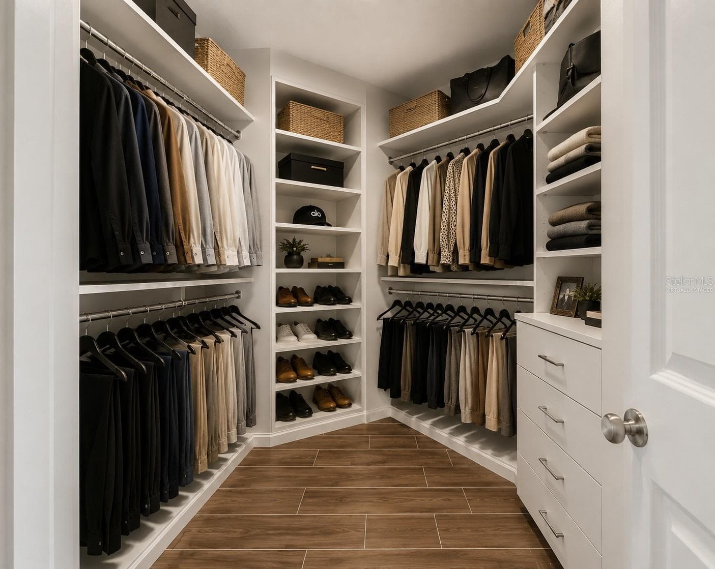 virtually staged closet - 12826 LONGCREST DR, RIVERVIEW