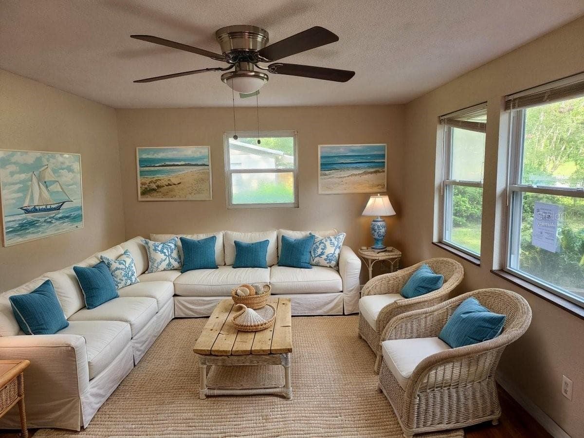 Living Room - Virtually Staged - 2861 SE 18TH AVE, GAINESVILLE