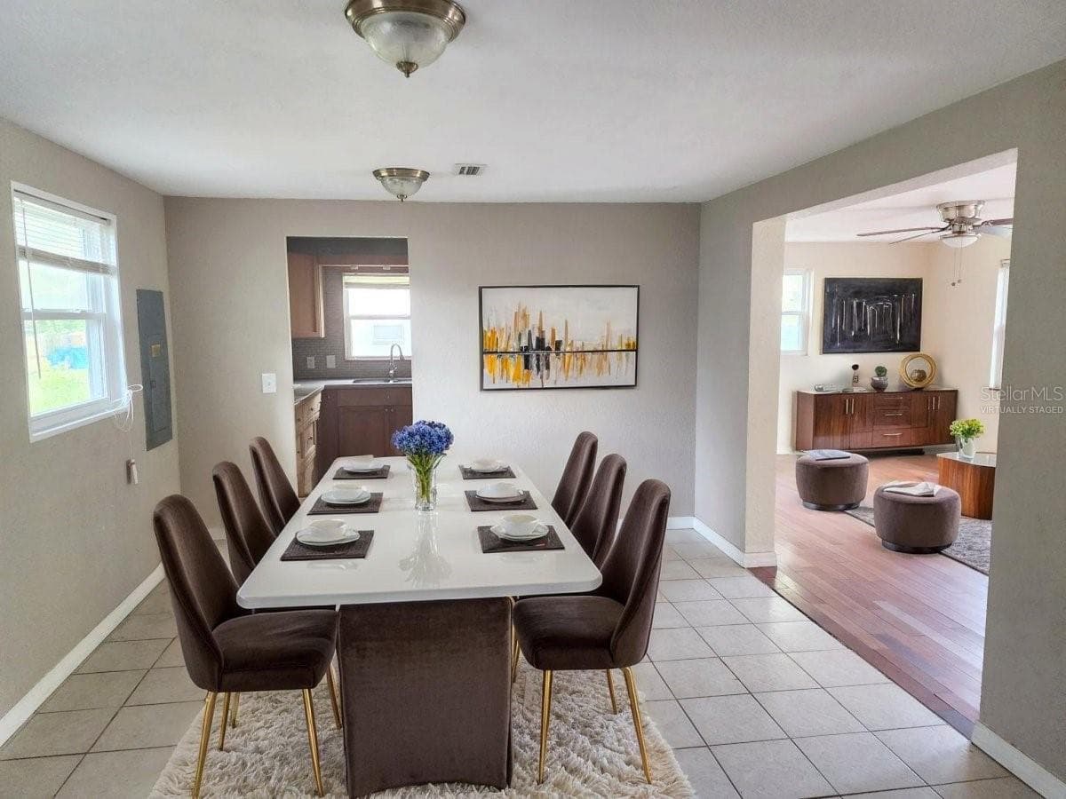 Dining Room - Virtually Staged - 2861 SE 18TH AVE, GAINESVILLE