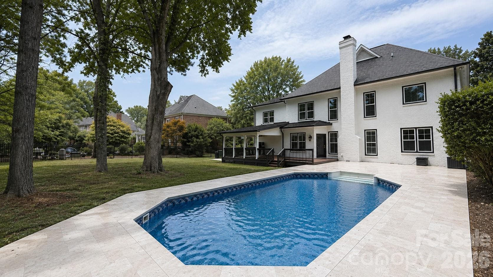 Backyard / Pool - 5138 Rotherfield Court, Charlotte