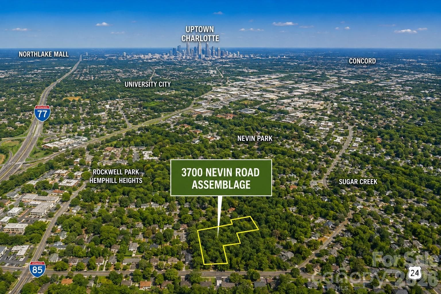 Virtually Staged - 3700 Nevin Road, Charlotte