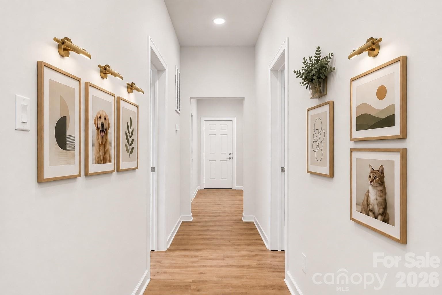 Hallway. Virtually staged - 104 1st Avenue, China Grove