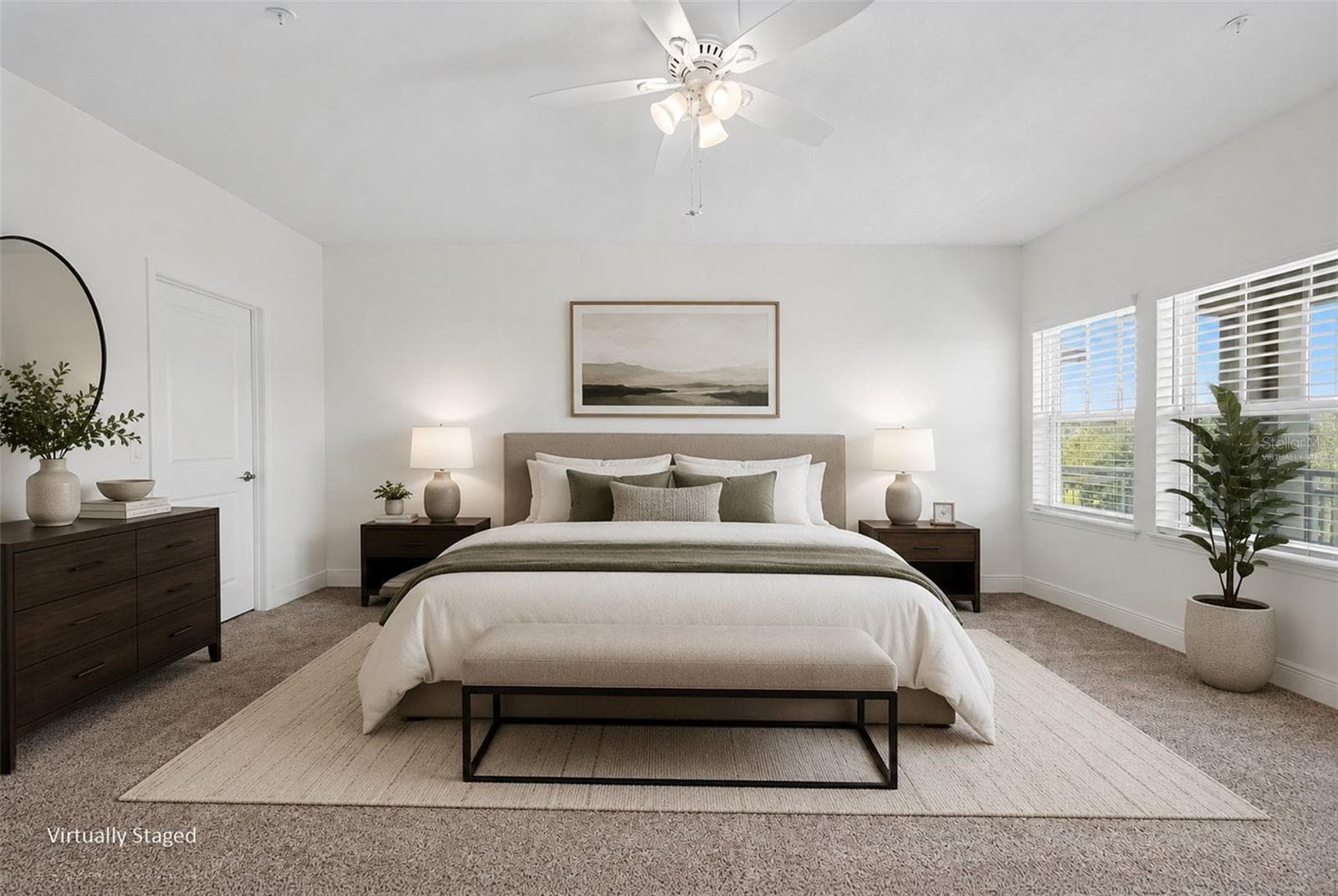Virtually Staged-Primary Bedroom-2nd Floor - 13129 SALK WAY, ORLANDO