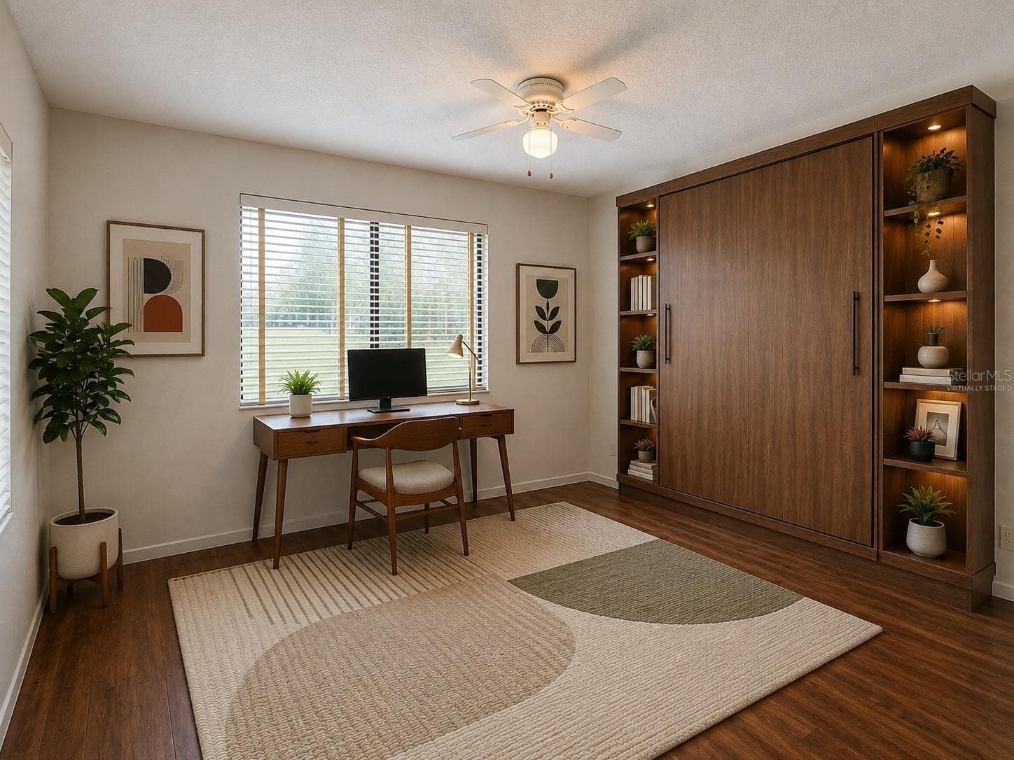 Virtually Staged Bedroom 2 - 2531 ROYAL PINES CIR #23E, CLEARWATER