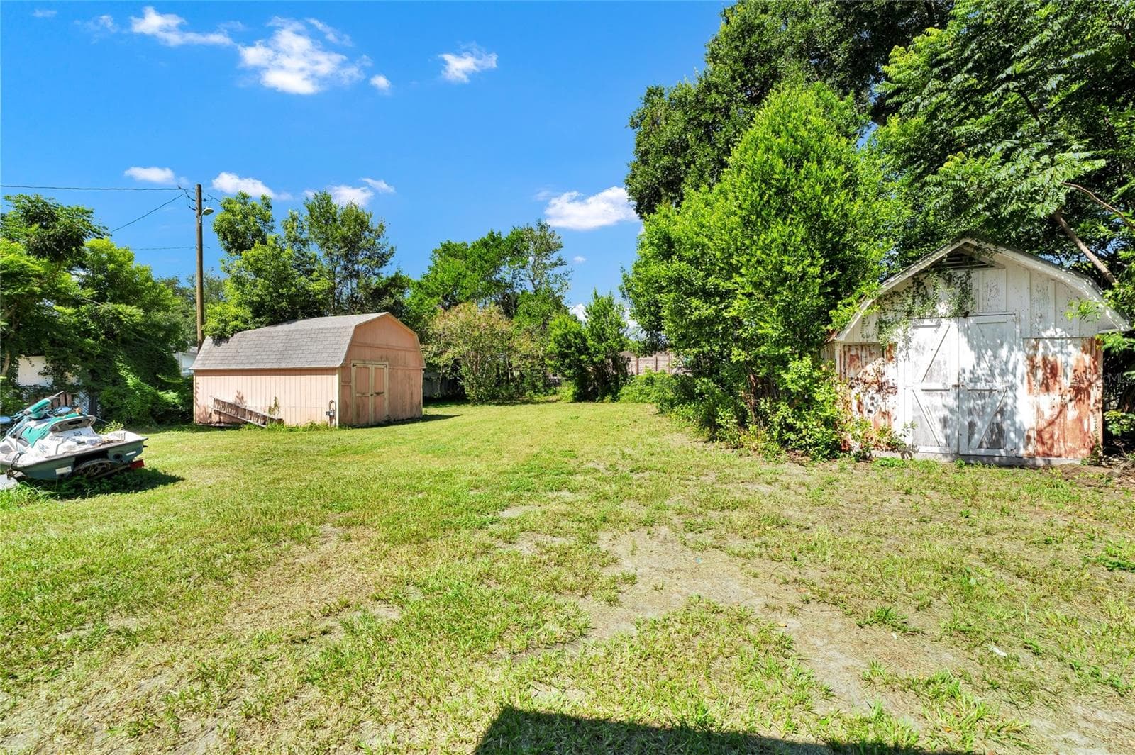 Backyard with two Sheds - 3126 S OSCEOLA AVE, ORLANDO