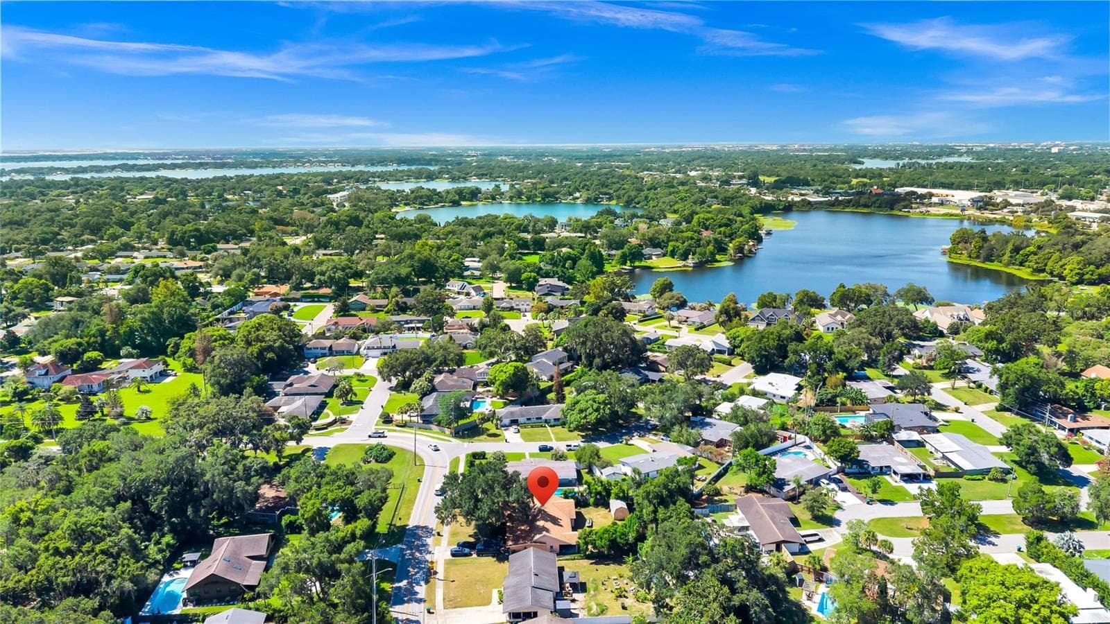 Aerial - looking South - 3126 S OSCEOLA AVE, ORLANDO