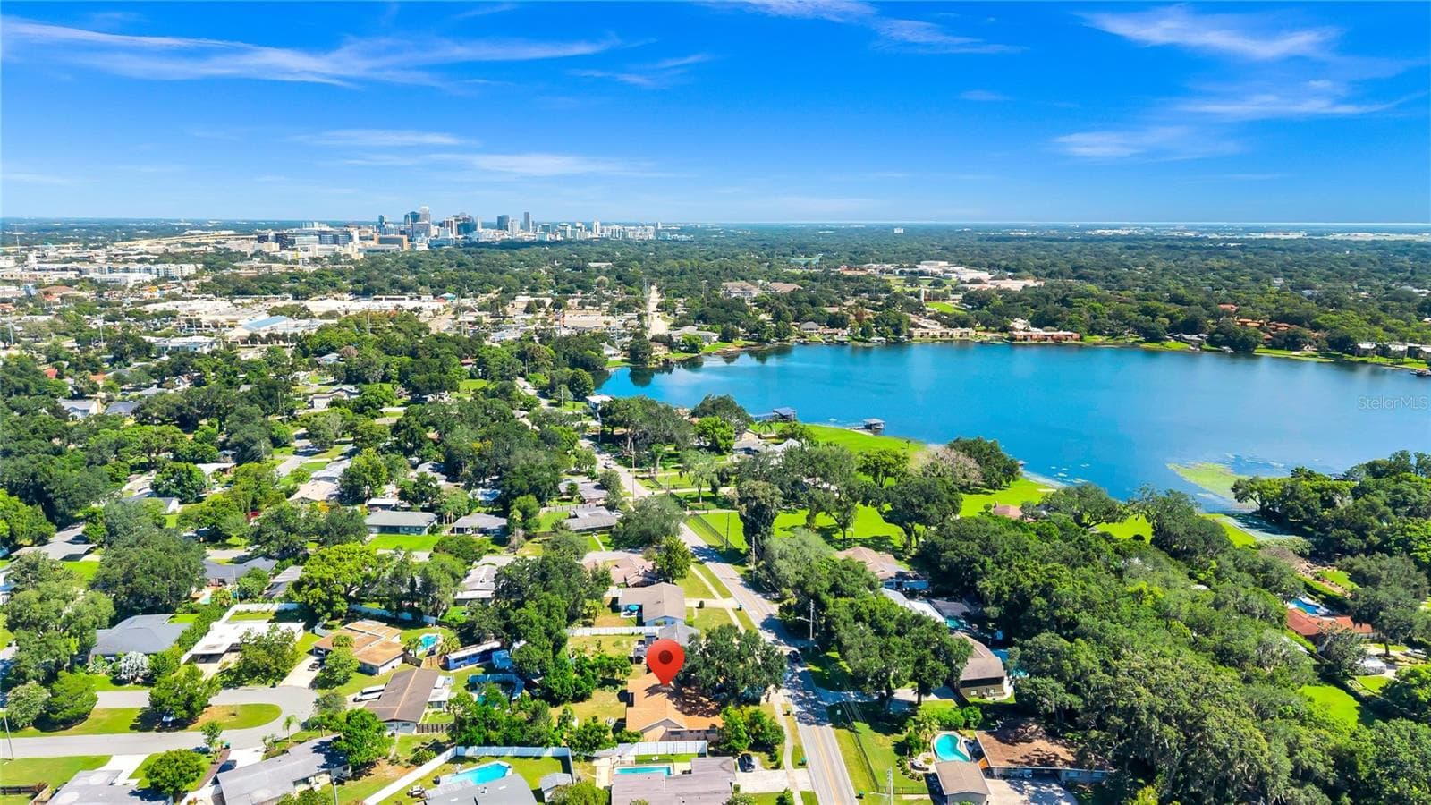 Aerial - Looking North - 3126 S OSCEOLA AVE, ORLANDO