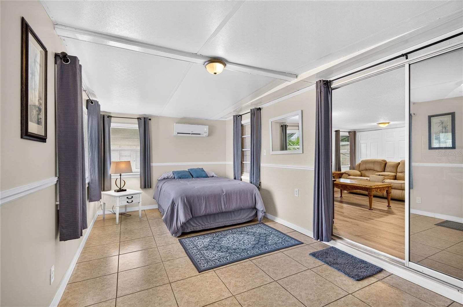 Enclosed lanai with mini split for AC- can be used as a 2nd bedroom. - 2000 E BAY DR #33, LARGO