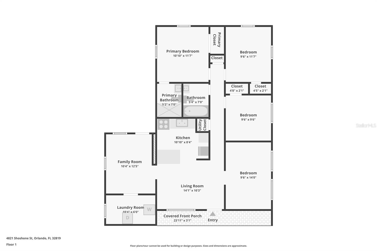 Single Family Residence at 4821 SHOSHONE ST, ORLANDO, photo 2 of 33