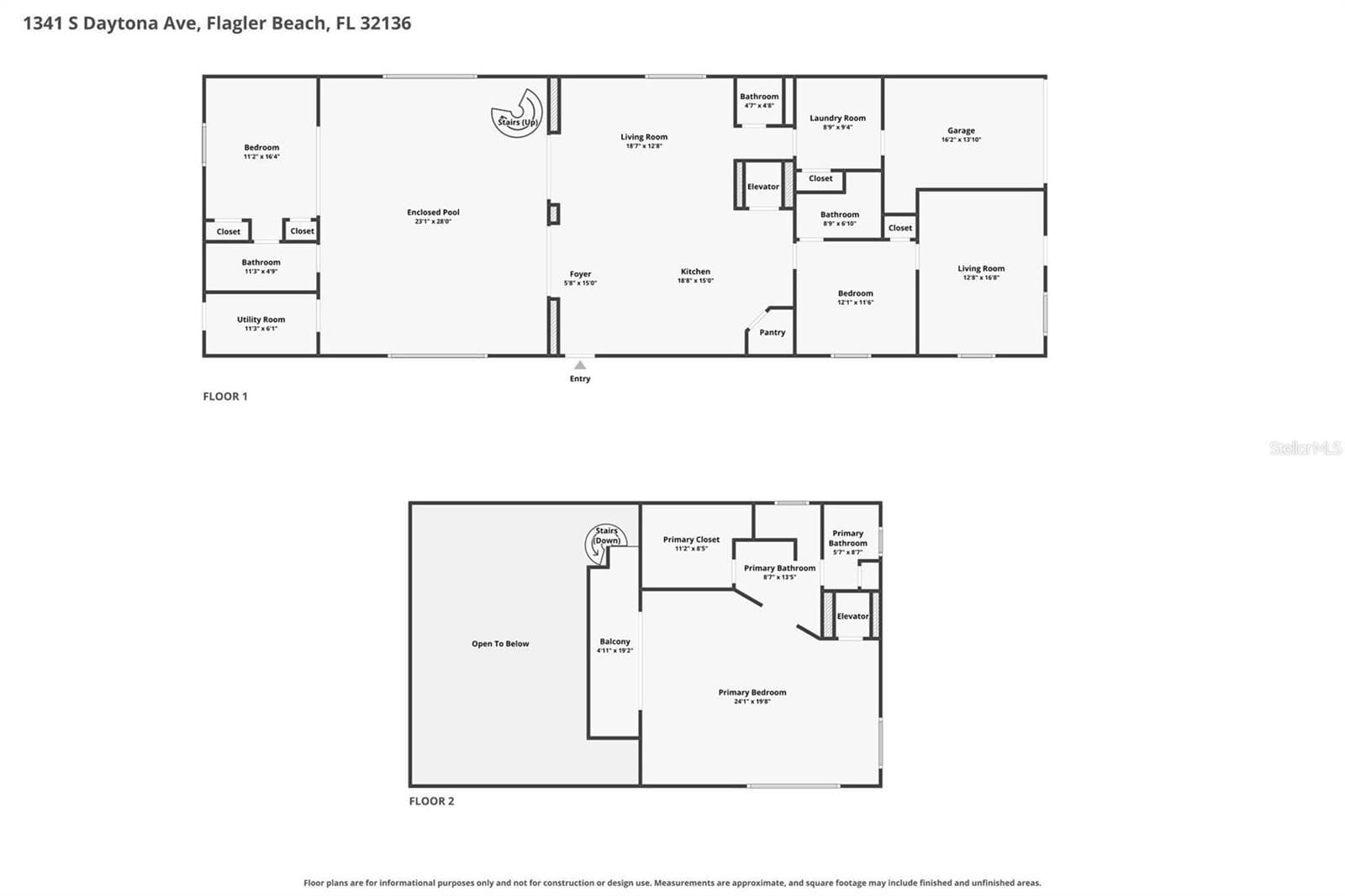 Single Family Residence at 1341 S DAYTONA AVE, FLAGLER BEACH, photo 84 of 86