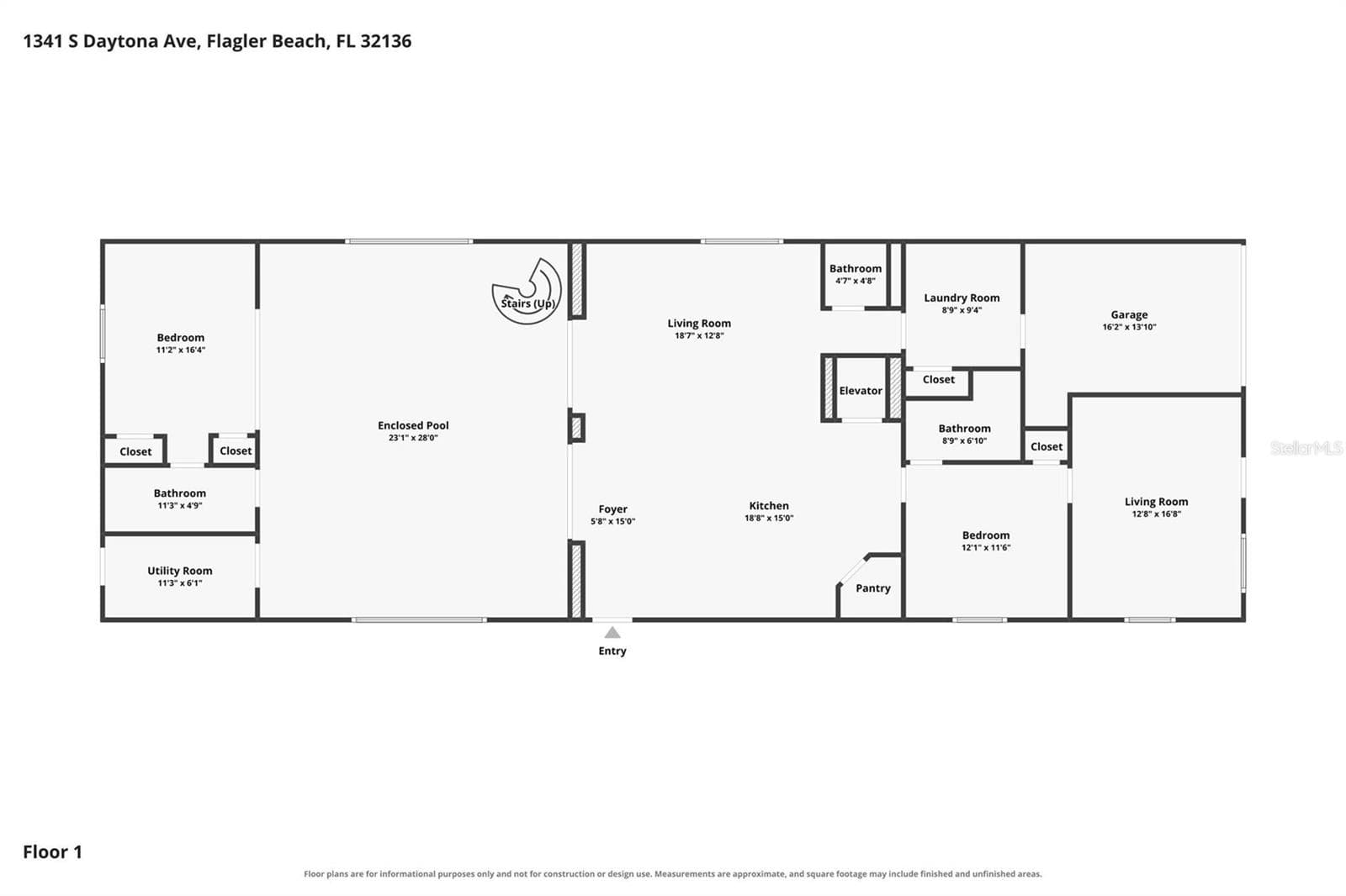 Single Family Residence at 1341 S DAYTONA AVE, FLAGLER BEACH, photo 85 of 86
