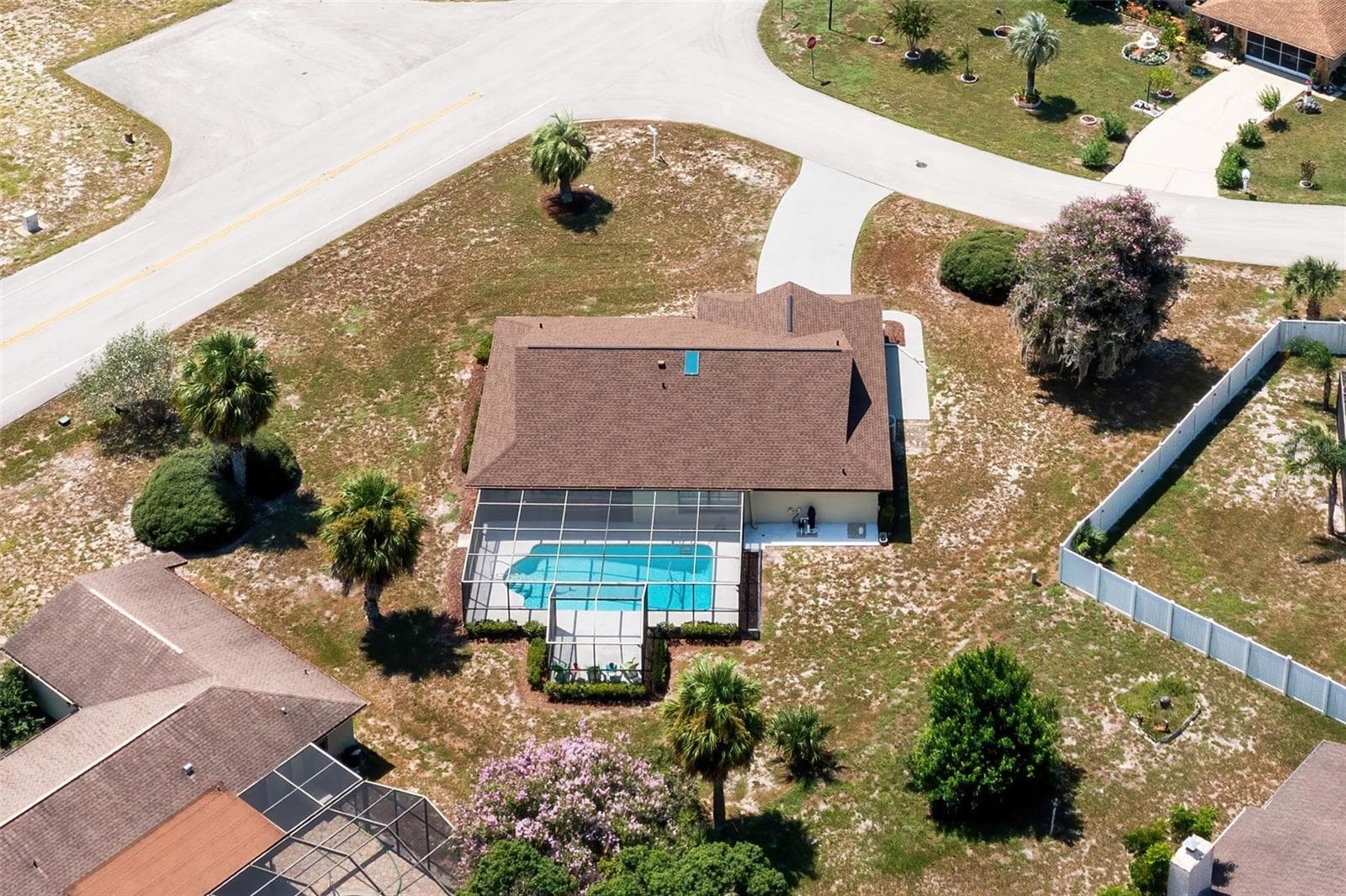 Ariel View of the Home - 9009 HEATHER BLVD, WEEKI WACHEE