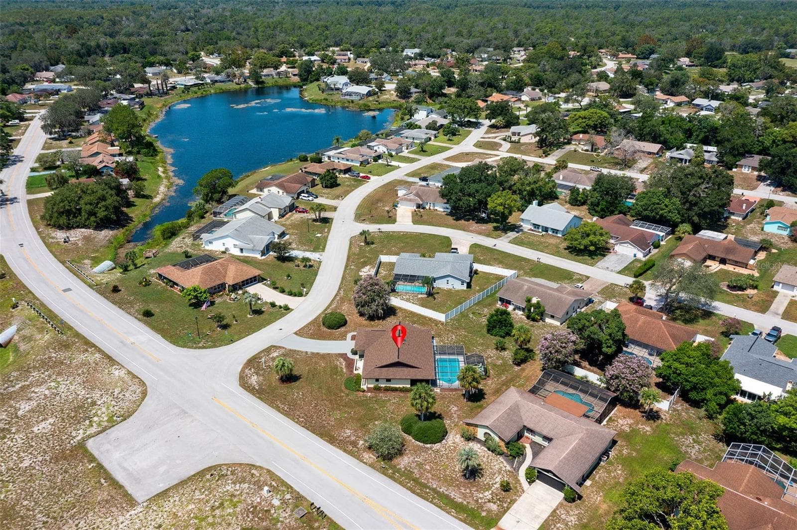 Ariel View - 9009 HEATHER BLVD, WEEKI WACHEE