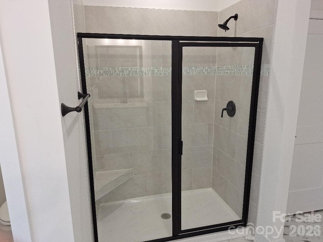 Primary Bathroom Shower - 5122 Colchester Court, Catawba