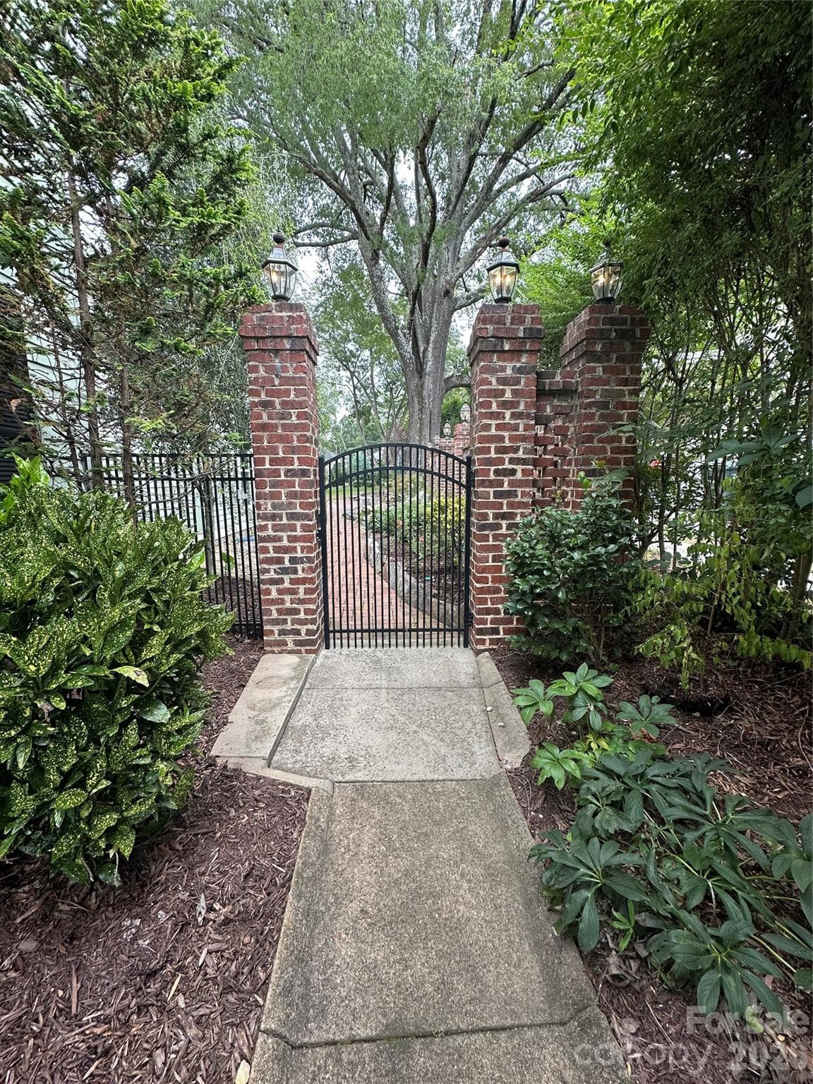 Walkway to the pond in the backyard - 30 Georgia Street NW, Concord