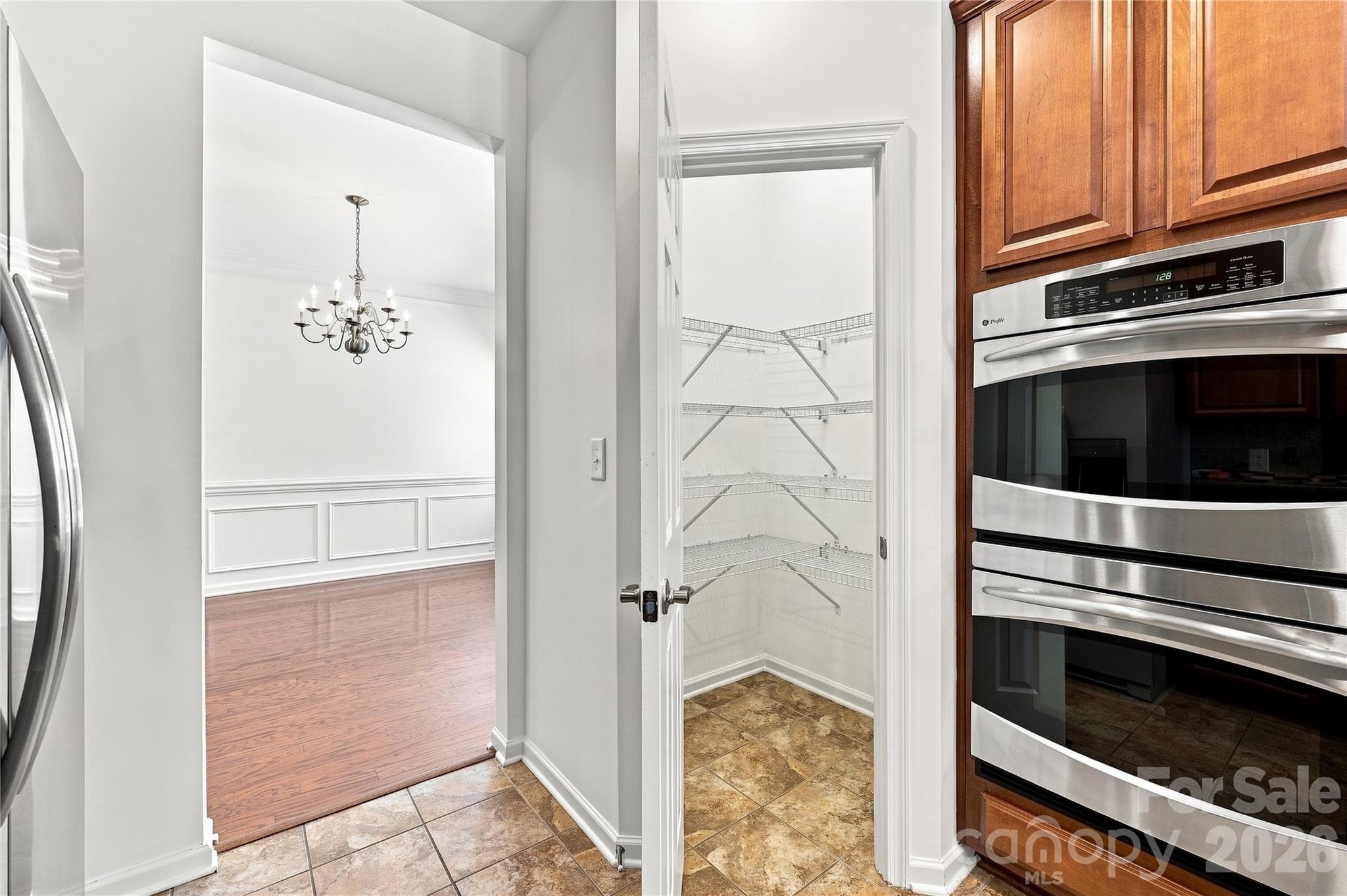 Large pantry in kitchen - double ovens - 593 Harrison Drive NW, Concord