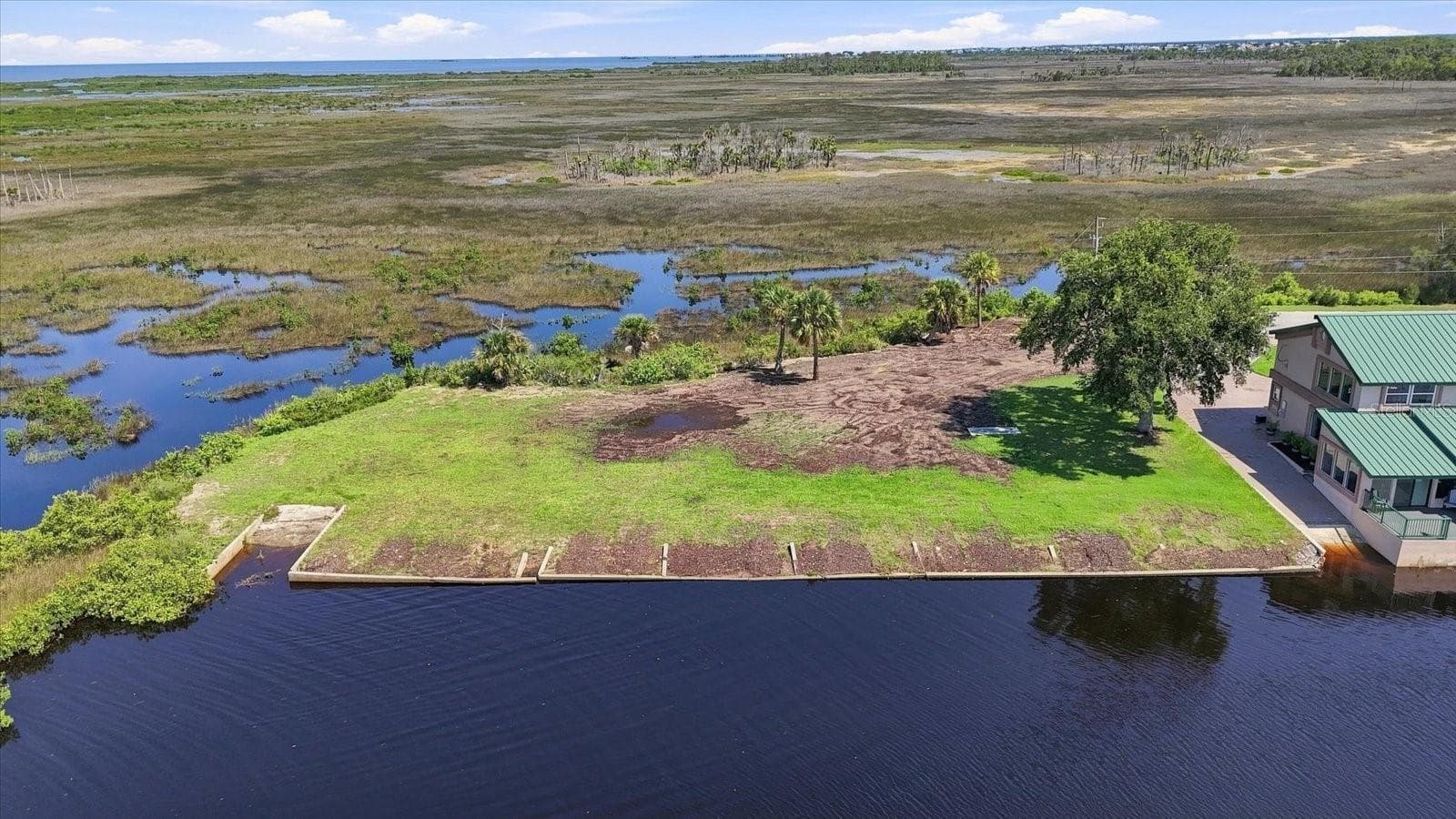Waterfront Parcel – Concrete Seawall, Boat Ramp & Coastal Setting - 3190 INDIAN GULF LN, HERNANDO BEACH