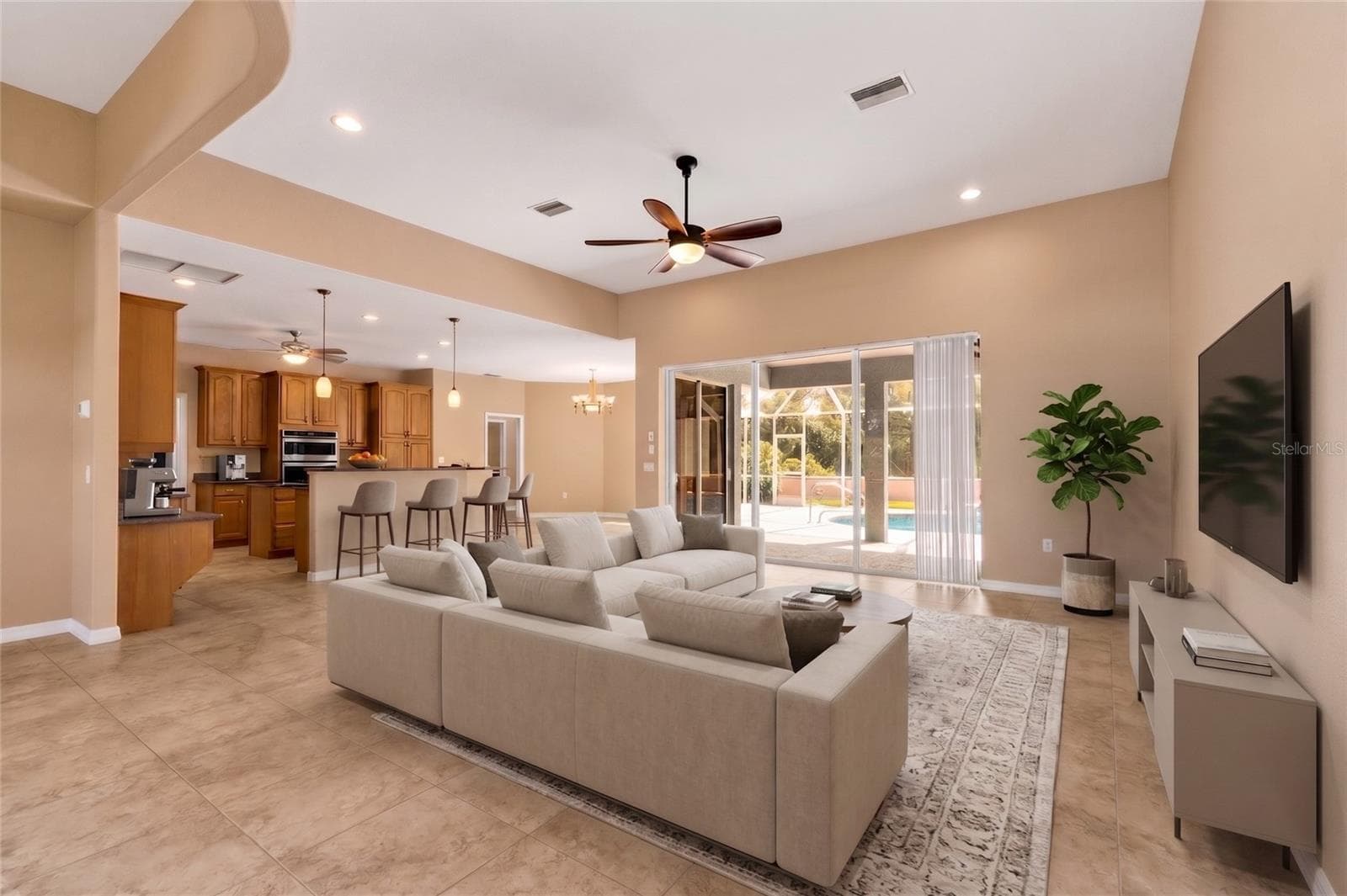 Living Room - 2420 PEBBLE CREEK PL, PORT CHARLOTTE
