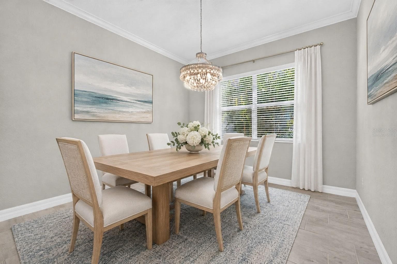 Virtually Staged Dining - 11825 PERENNIAL PL, BRADENTON