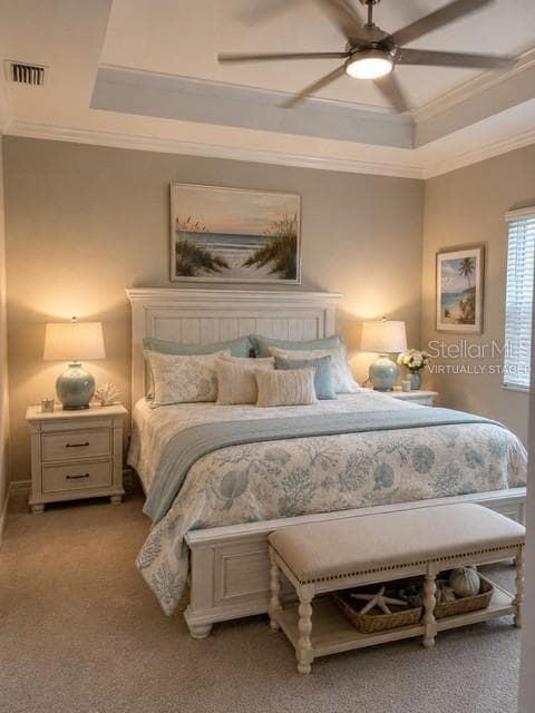 Virtually Staged Primary Suite - 11825 PERENNIAL PL, BRADENTON