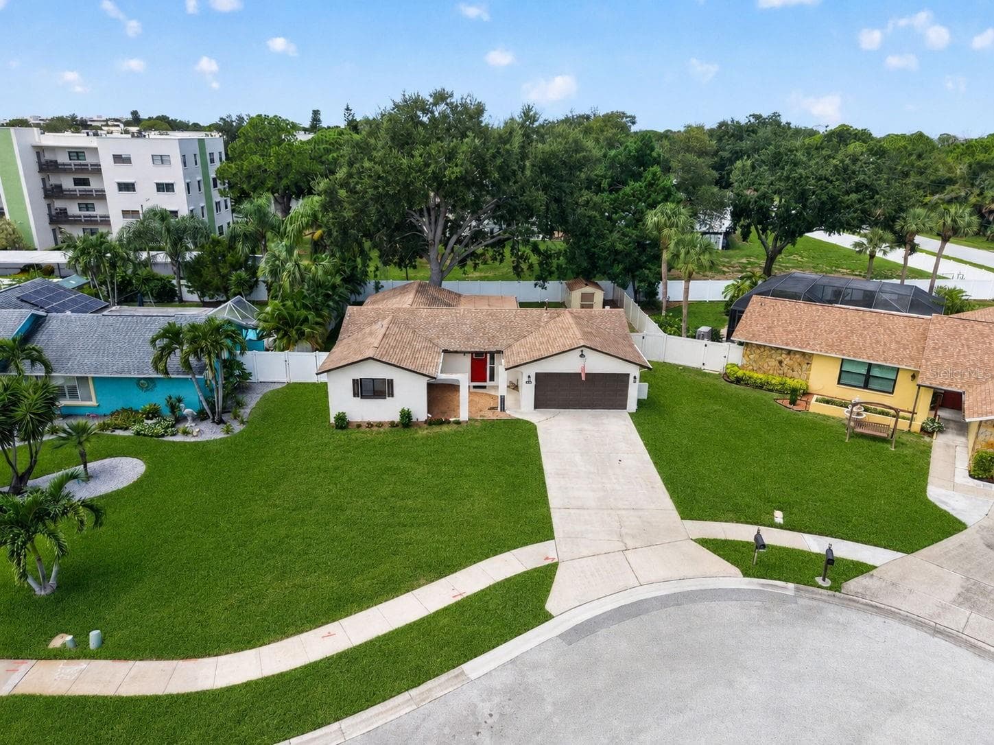 Aerial View – Front Exterior - 6170 SUNDOWN DR, ST PETERSBURG