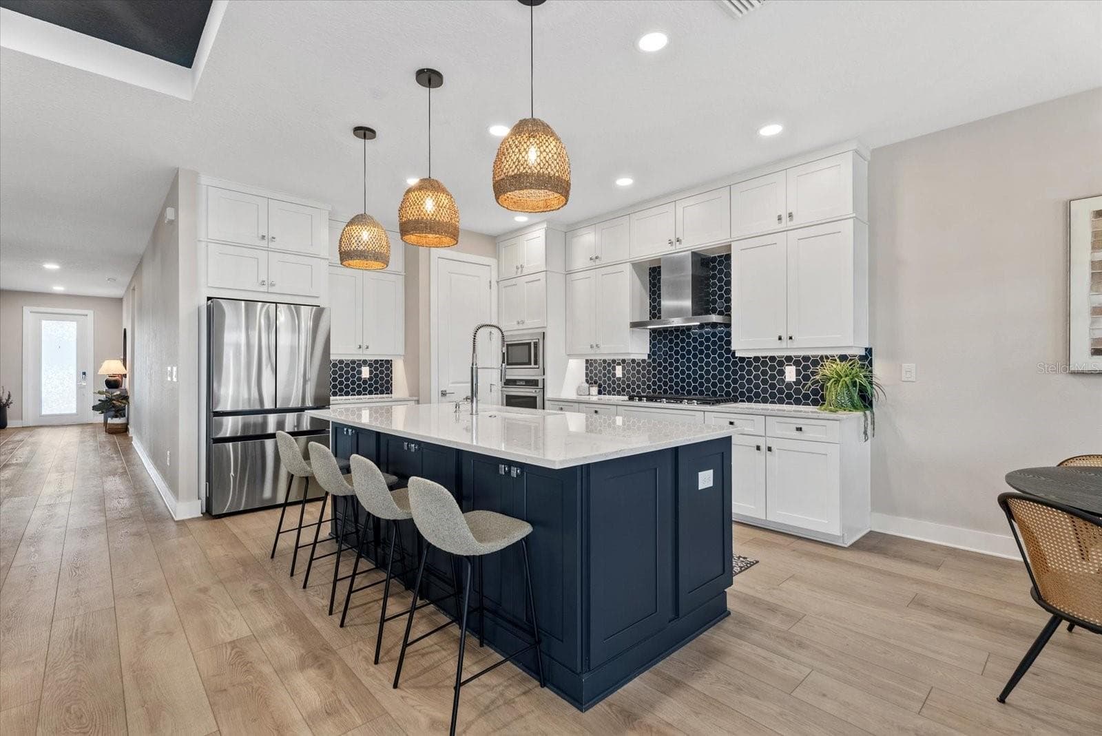 Kitchen with Large Island - 12801 MORNING MIST PL, VENICE