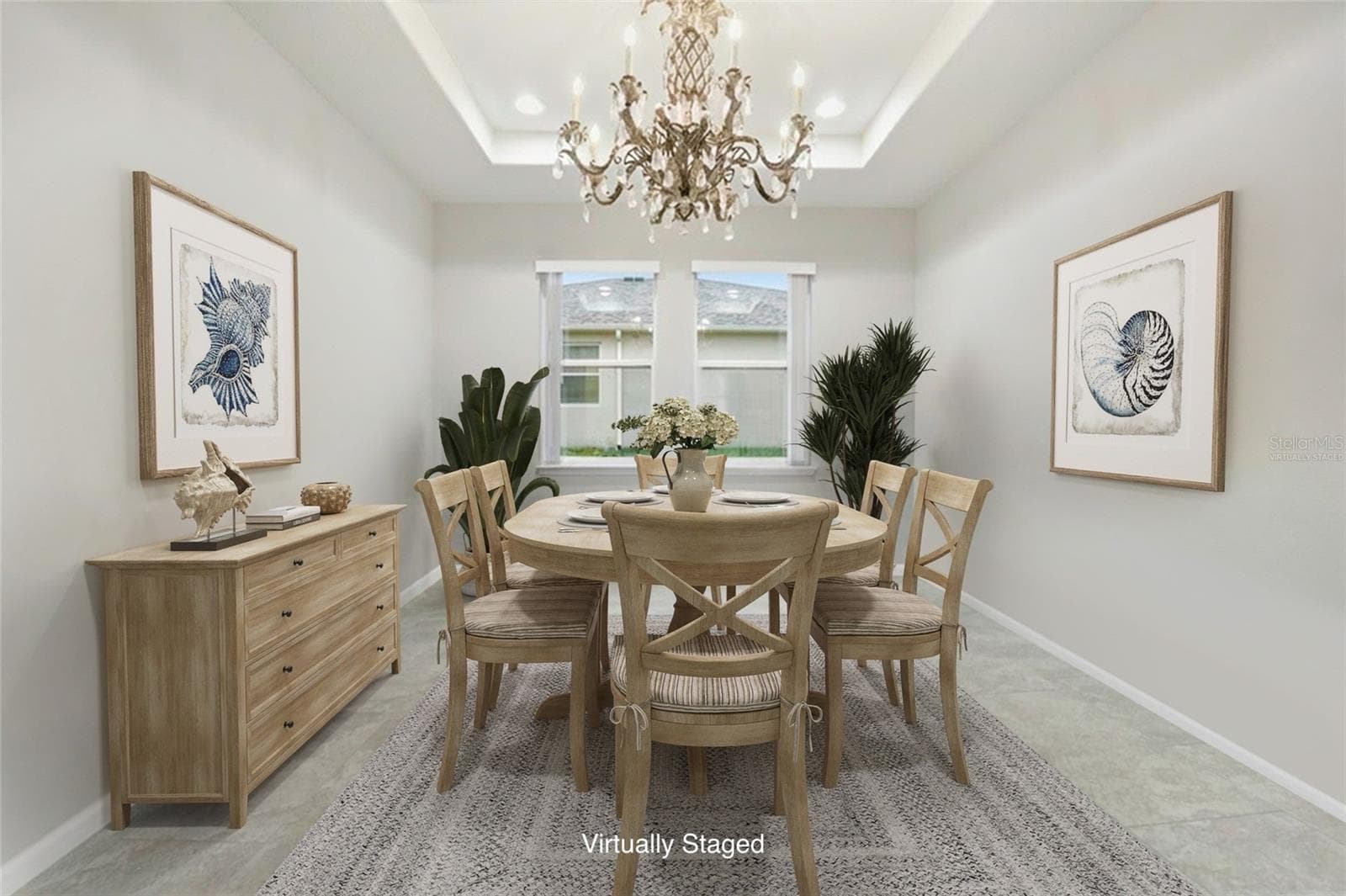 Virtually Staged Dining Room - 5626 SW 50TH CT, OCALA