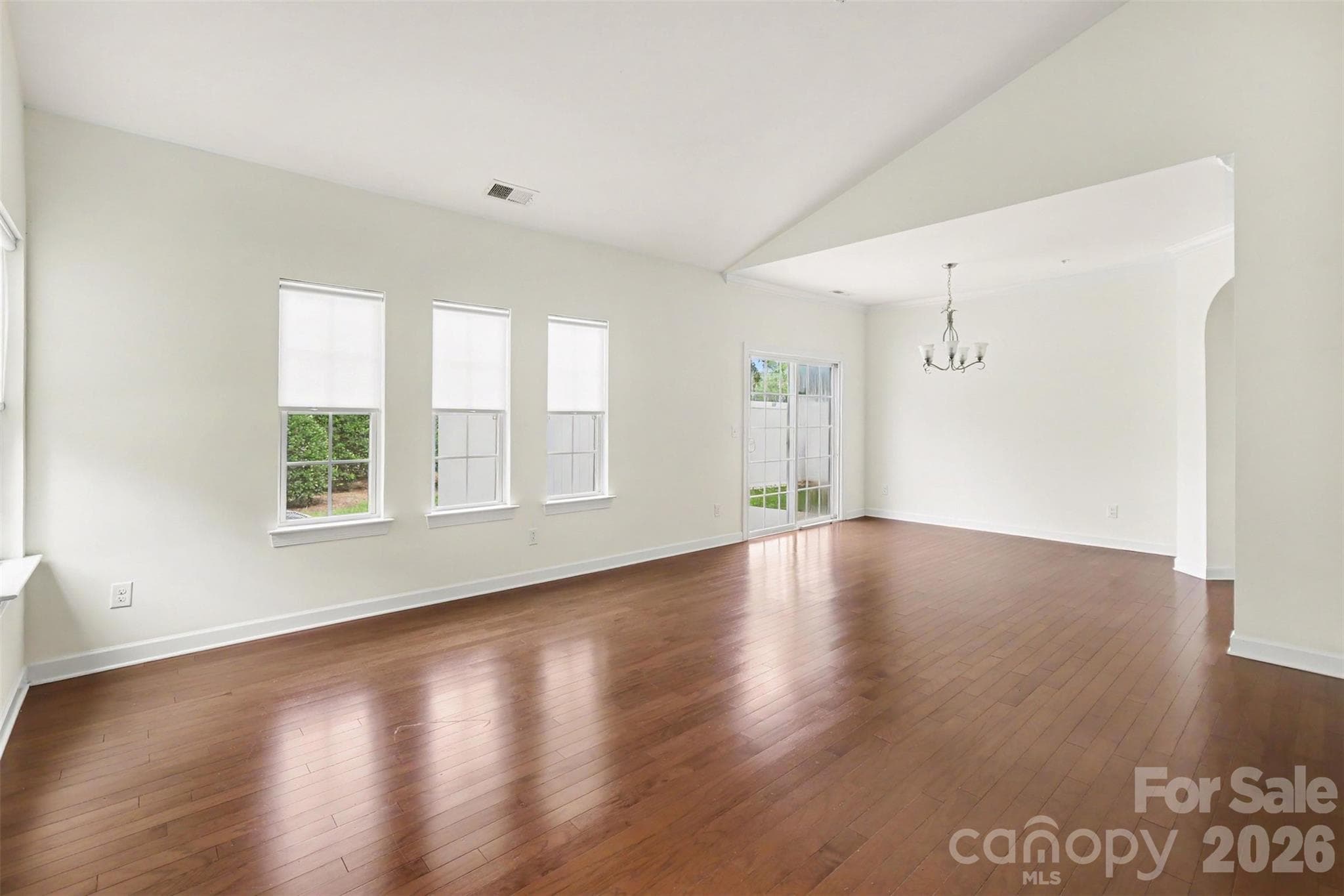 Open living and dining - 15109 Jade Street, Charlotte