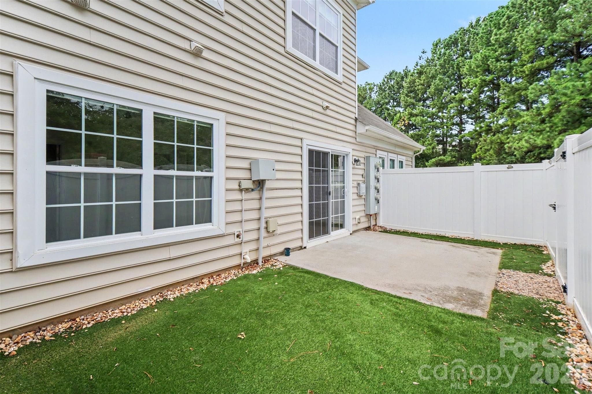 Backyard and patio - 15109 Jade Street, Charlotte