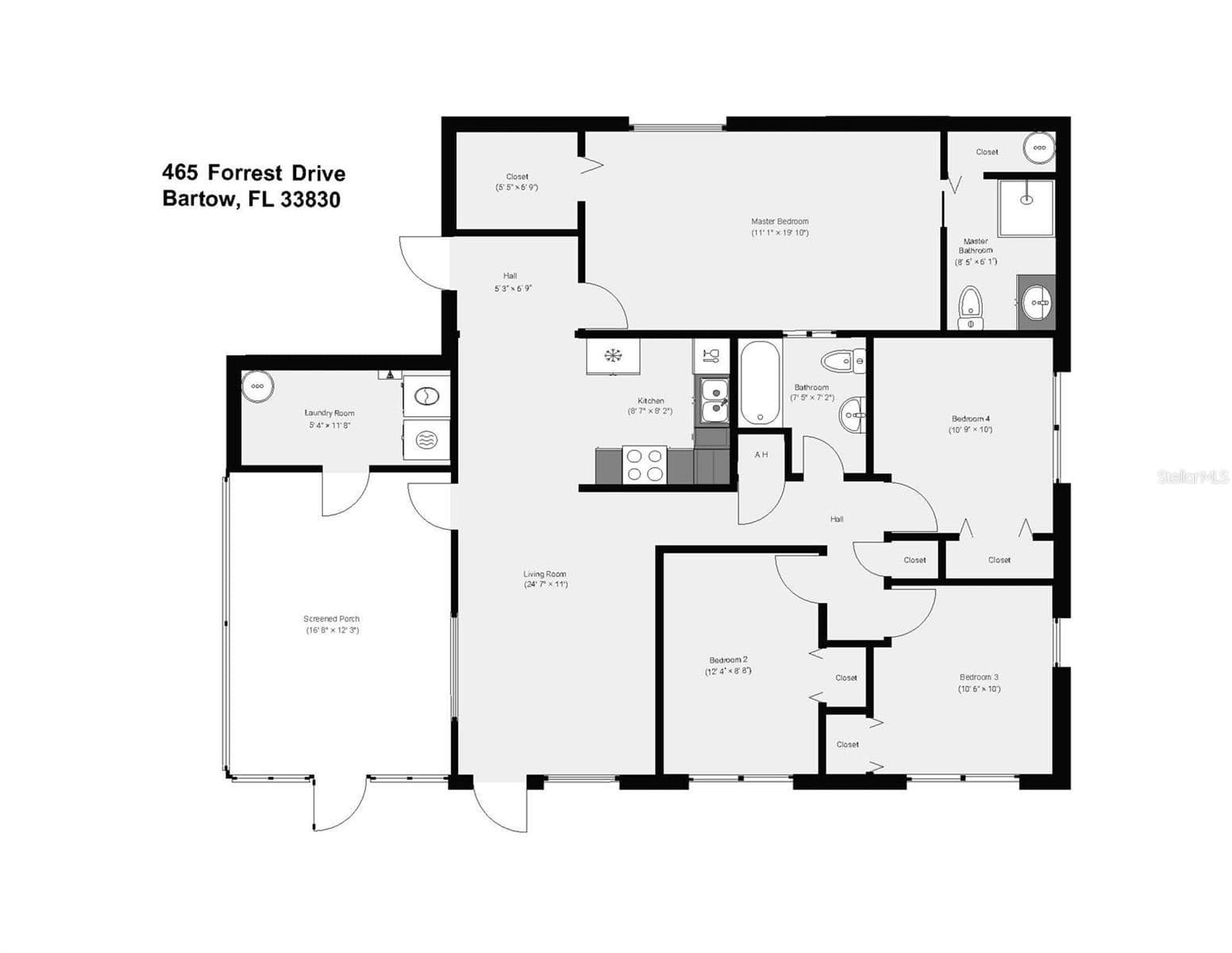 Single Family Residence at 465 FORREST DR, BARTOW, photo 24 of 24
