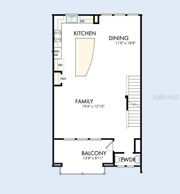Floor Plan Second Floor - 1678 SPRINGWELL LN, SARASOTA
