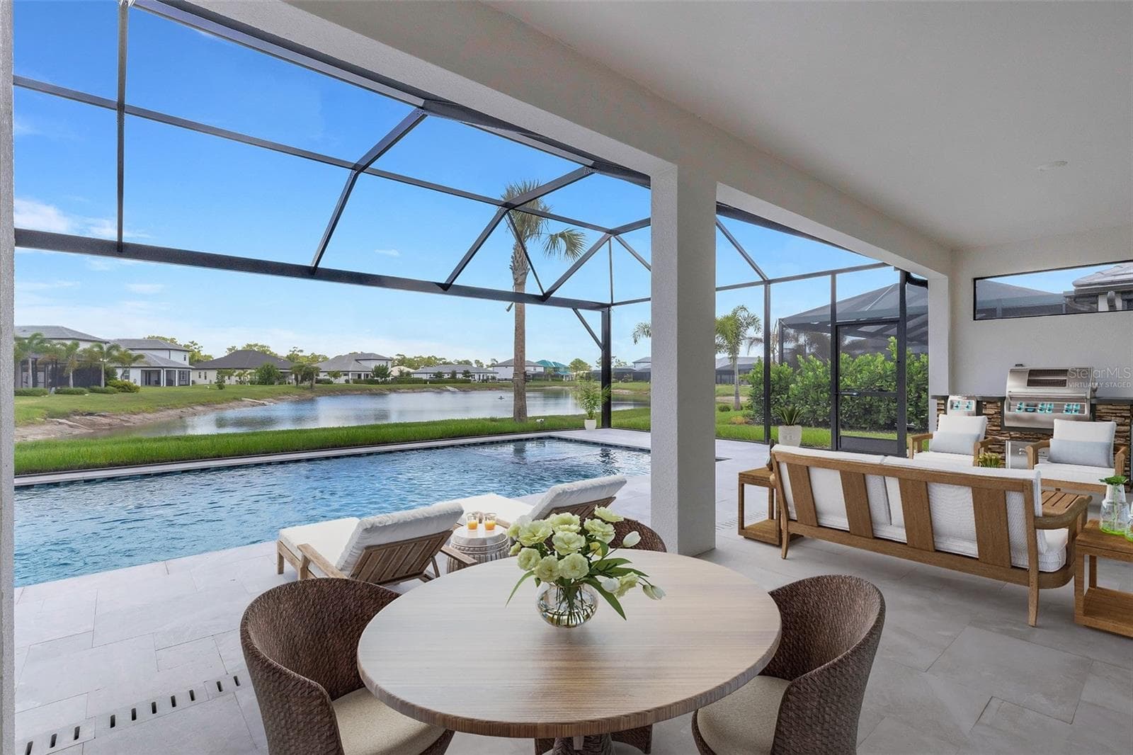 NEW 2026 Built Pool/Spa Virtually Staged - 1669 LUGANO CIR, NOKOMIS