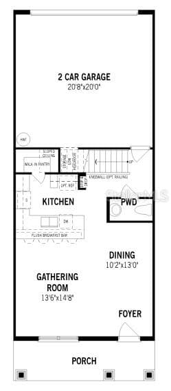 Meridian Parks Aurora Coastal First Floor - 10167 MILESTONE CIR, ORLANDO