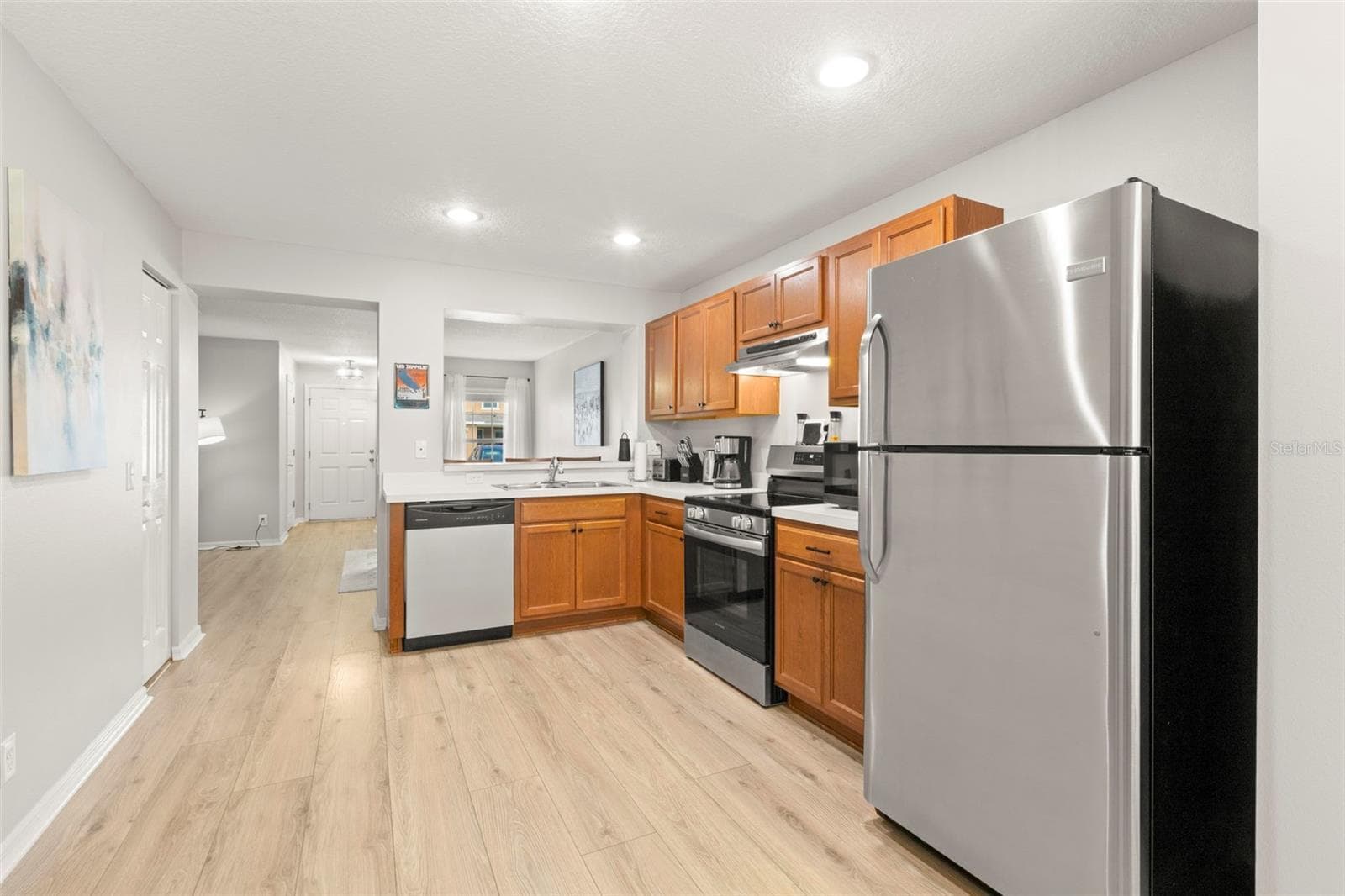 Open concept kitchen - 2523 SANDY BEACH LN, CLEARWATER