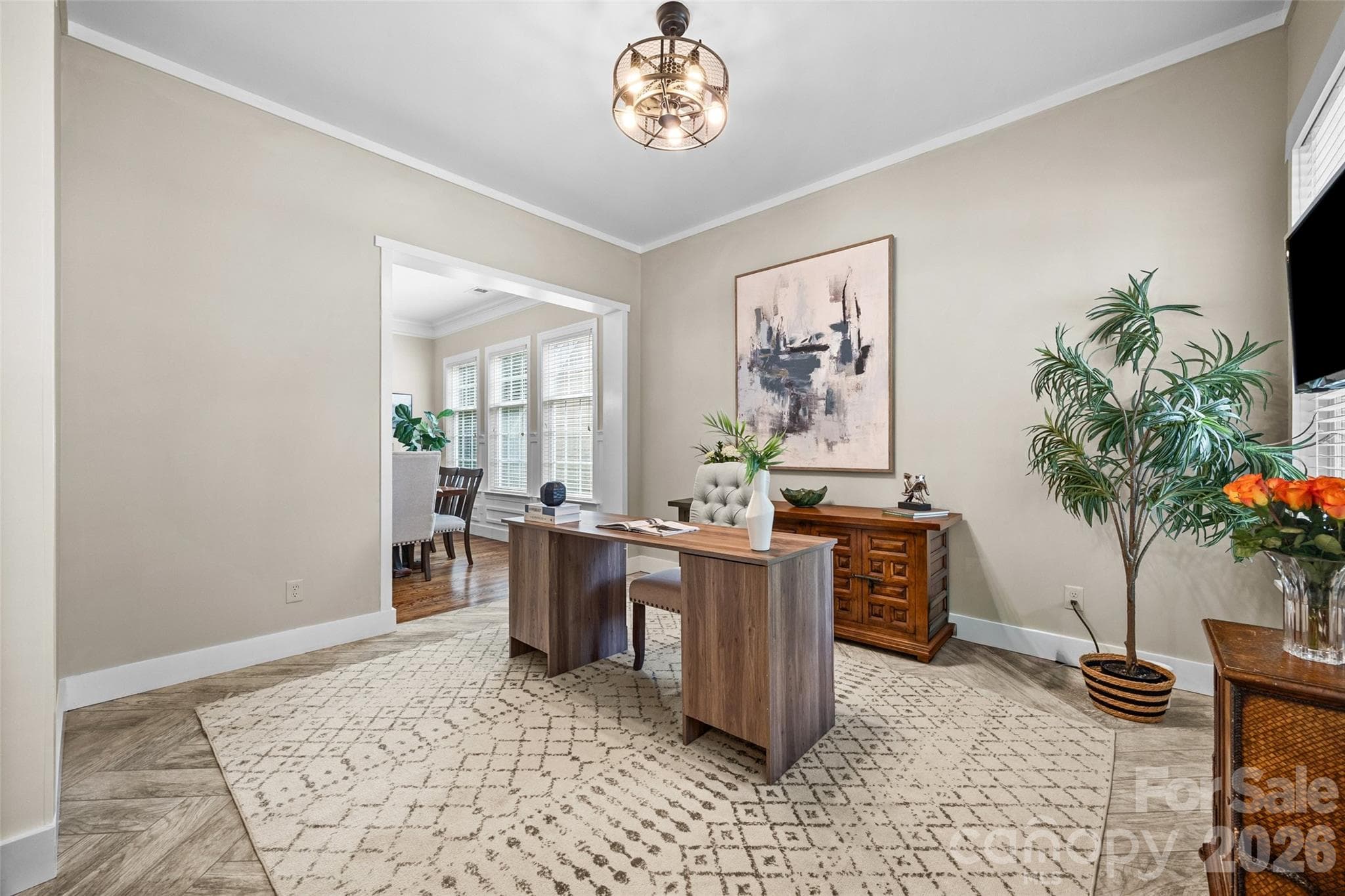 Versatile space to right of foyer-currently used as office - 2209 Trading Ford Drive, Waxhaw