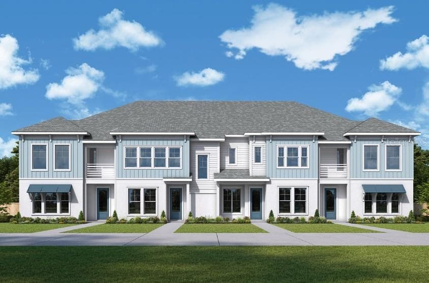 Front Exterior Rendering **Paint Colors May Vary - 7207 TIDELAND LN, SARASOTA