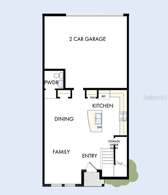 Floor Plan First Floor - 7207 TIDELAND LN, SARASOTA
