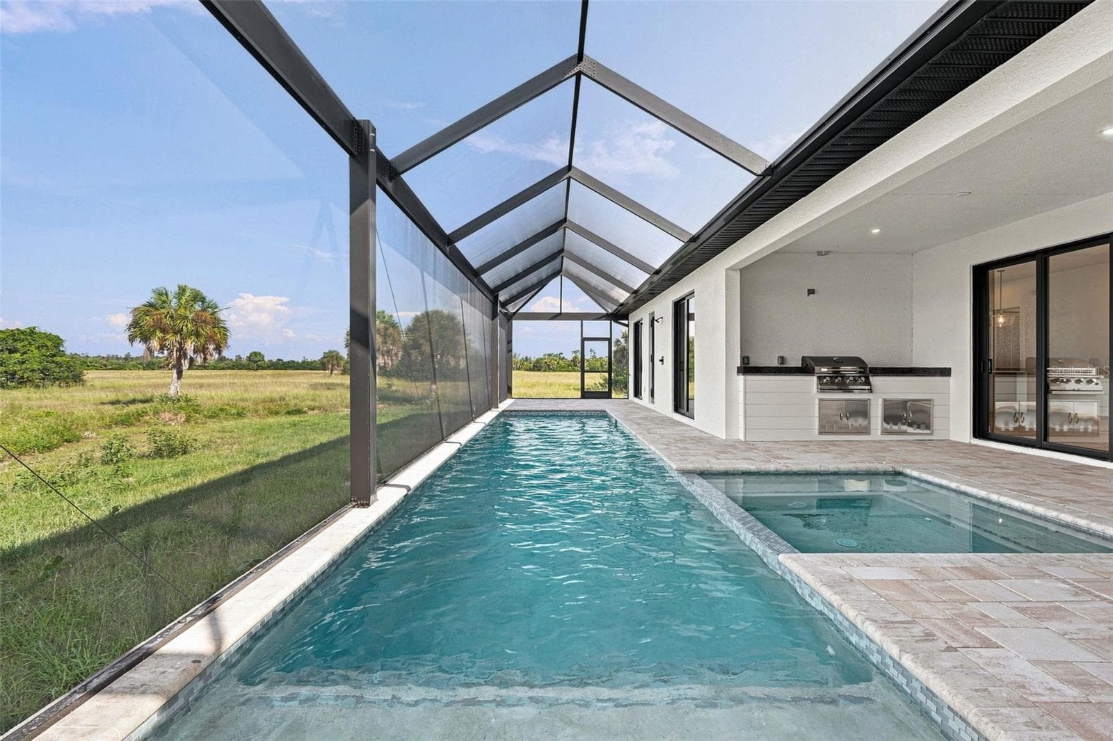 Screened Pool & Spa Oasis Overlooking the Lake - 44 SUNFLOWER DR, PLACIDA