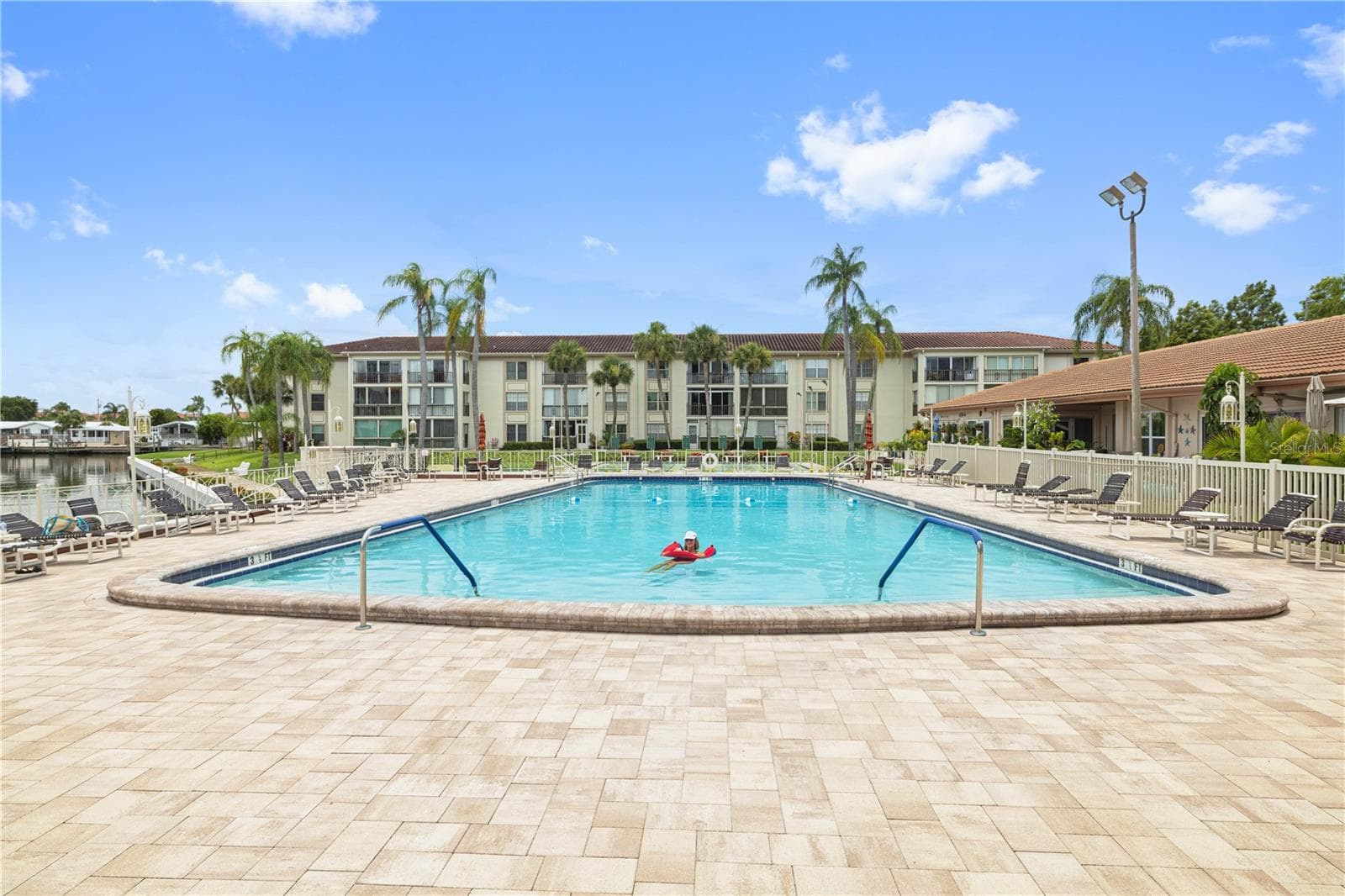 Pool across street - 19029 US HIGHWAY 19 N #3-1, CLEARWATER