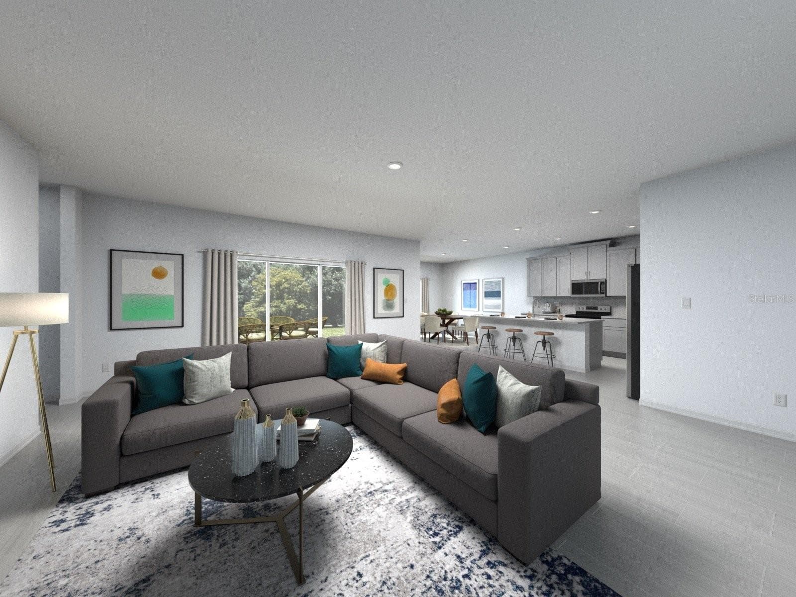 Photo is not of the actual home, but is an inspirational photo of builder’s model home and may depict options, furnishings, and/or decorator features that are not included. - 3429 ORCHARD LOOP, BARTOW