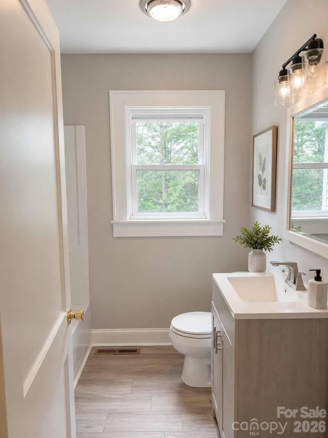 Virtually Staged Bathroom - 802 3rd Street SE, Conover
