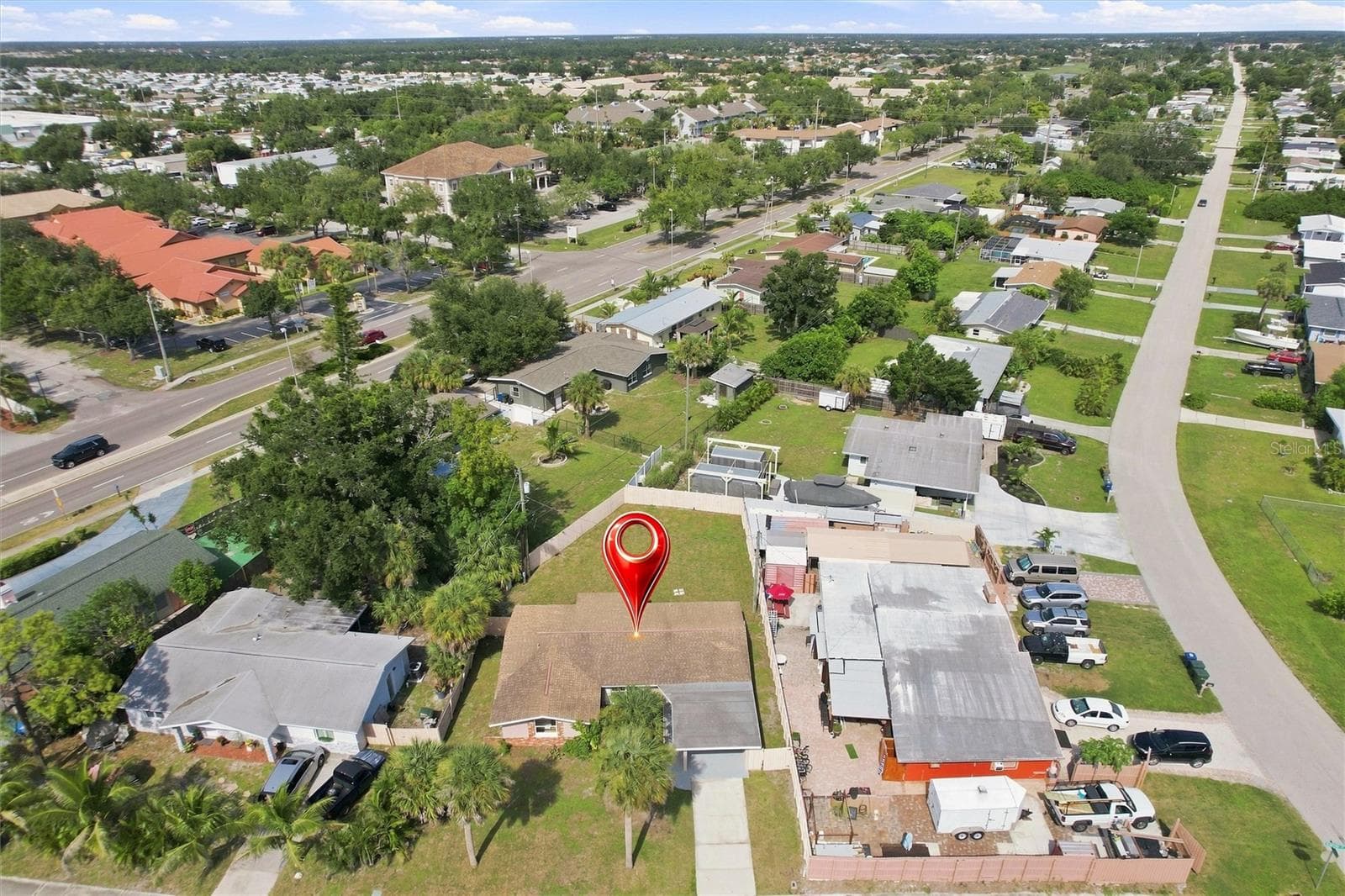 Aerial - 1509 BANYAN DR, VENICE