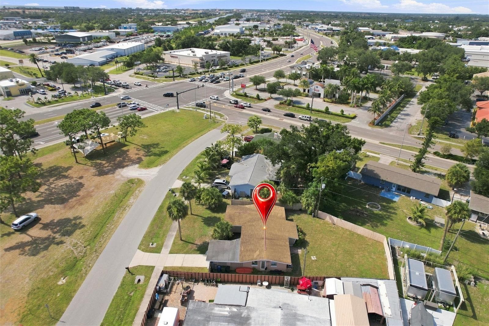 Aerial - 1509 BANYAN DR, VENICE