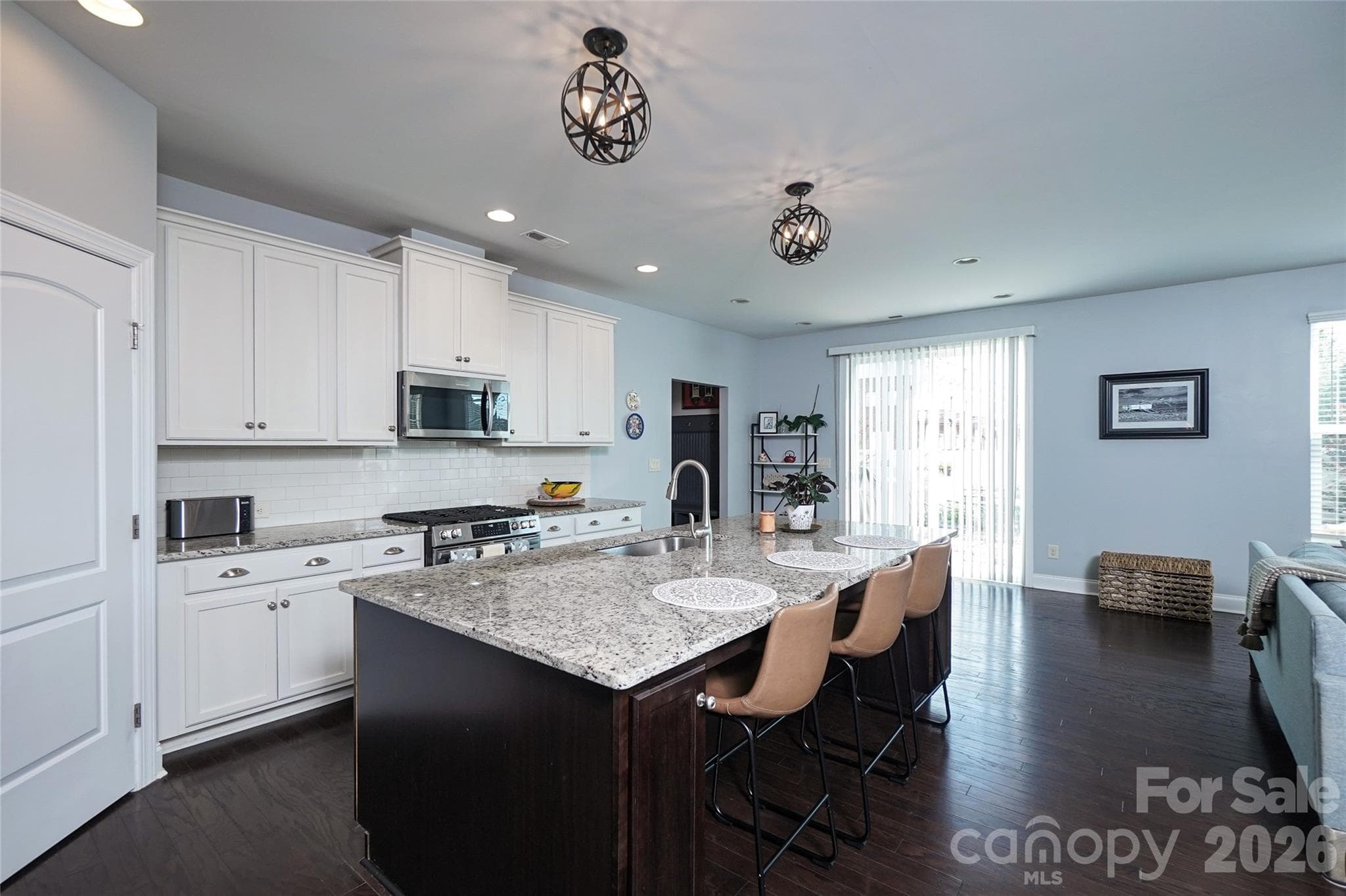 Kitchen Island has Breakfast Bar - 1300 Thessallian Lane, Indian Trail